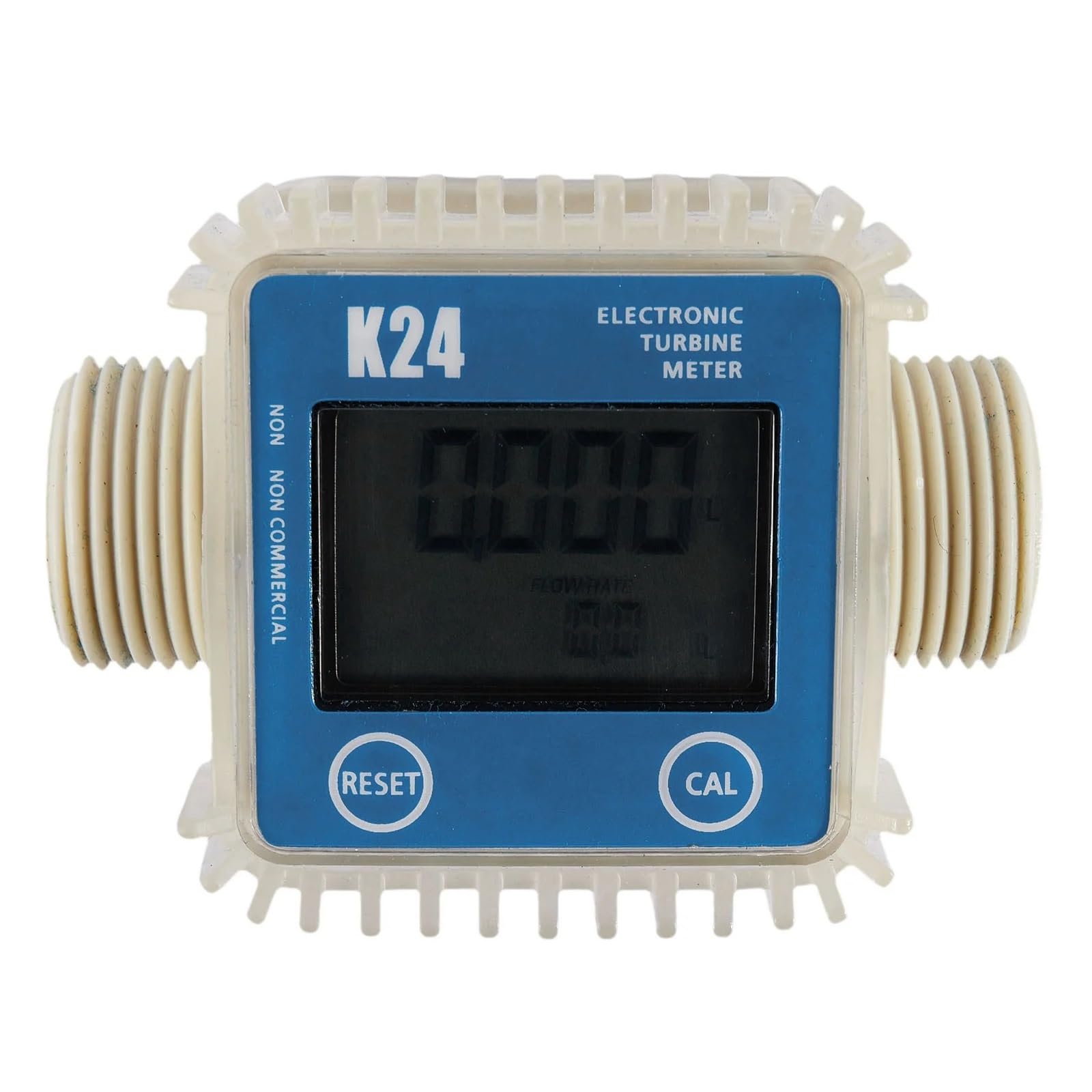 Contador de Agua, 1 Uds K24 Lcd Medidor De Flujo De Combustible Digital Ampliamente Utilizado For Productos Químicos Agua , para uso doméstico en el jardín