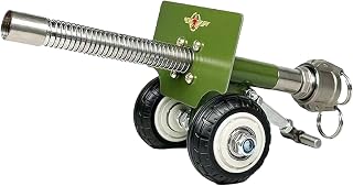 Firecracker Cannon, Metal Mini Cannon That Shoots, Continuously Fire Crackers for Outdoor Games, Collector GiftFirecracker