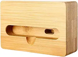 Suporte para Celular com Amplificador de Som, Suporte para Smartphone, Amplificador Físico, Floresta de Madeira, Dormitório com Cama, Style a, Tamanho real