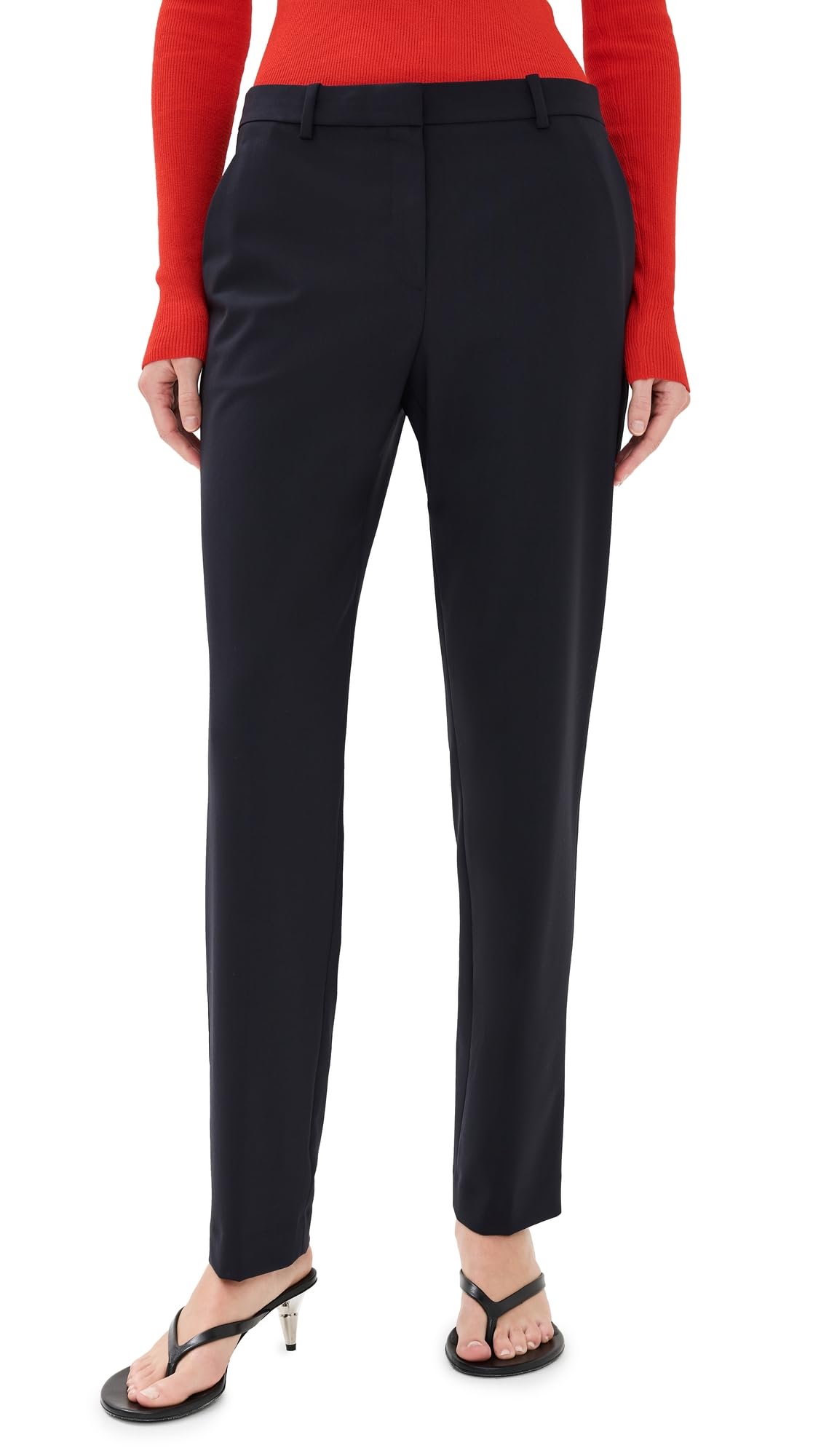 Theory Womens Treeca Full Length Pants