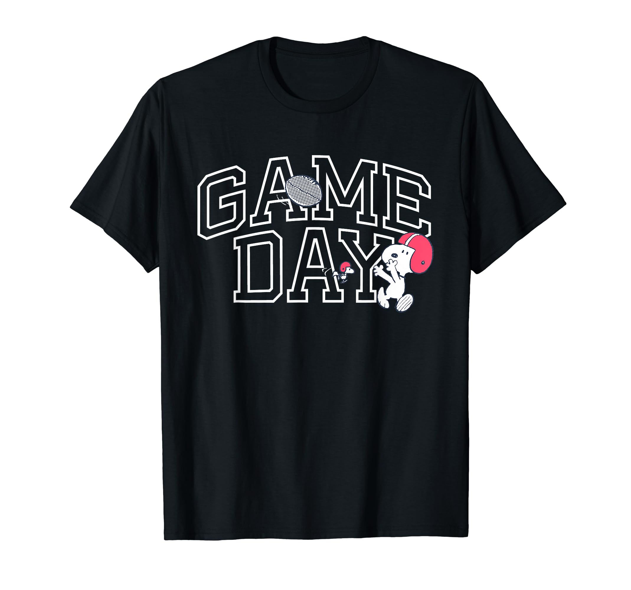 Peanuts Game Day T-Shirt, Black