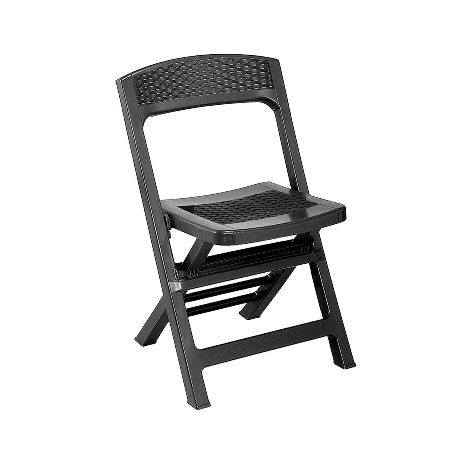 Ipae-Progarden Asso Folding Chair, Anthracite, 77x48x47cm