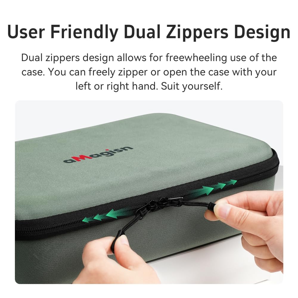 Custodia per DJI Flip, Borsa di Stoccaggio Portatile Custodia per Droni Accessori per RC2 RCN3 Telecomando, Batteria Droni, 34 x 21 x 7,5 Centimetri (Verde)