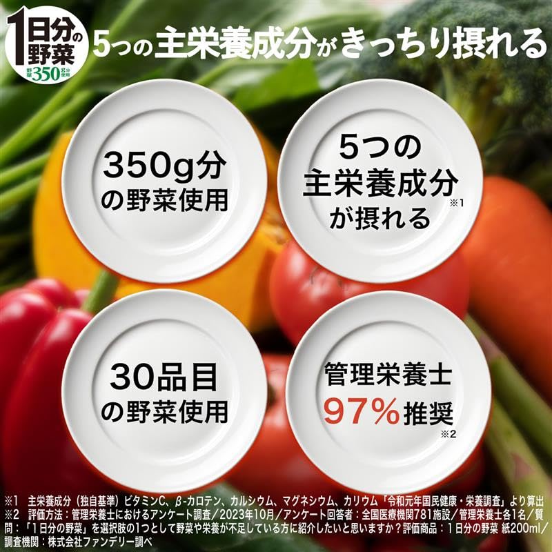 Amazon.co.jp: 伊藤園 1日分の野菜 740g × 30本 (15本入 x 2ケース