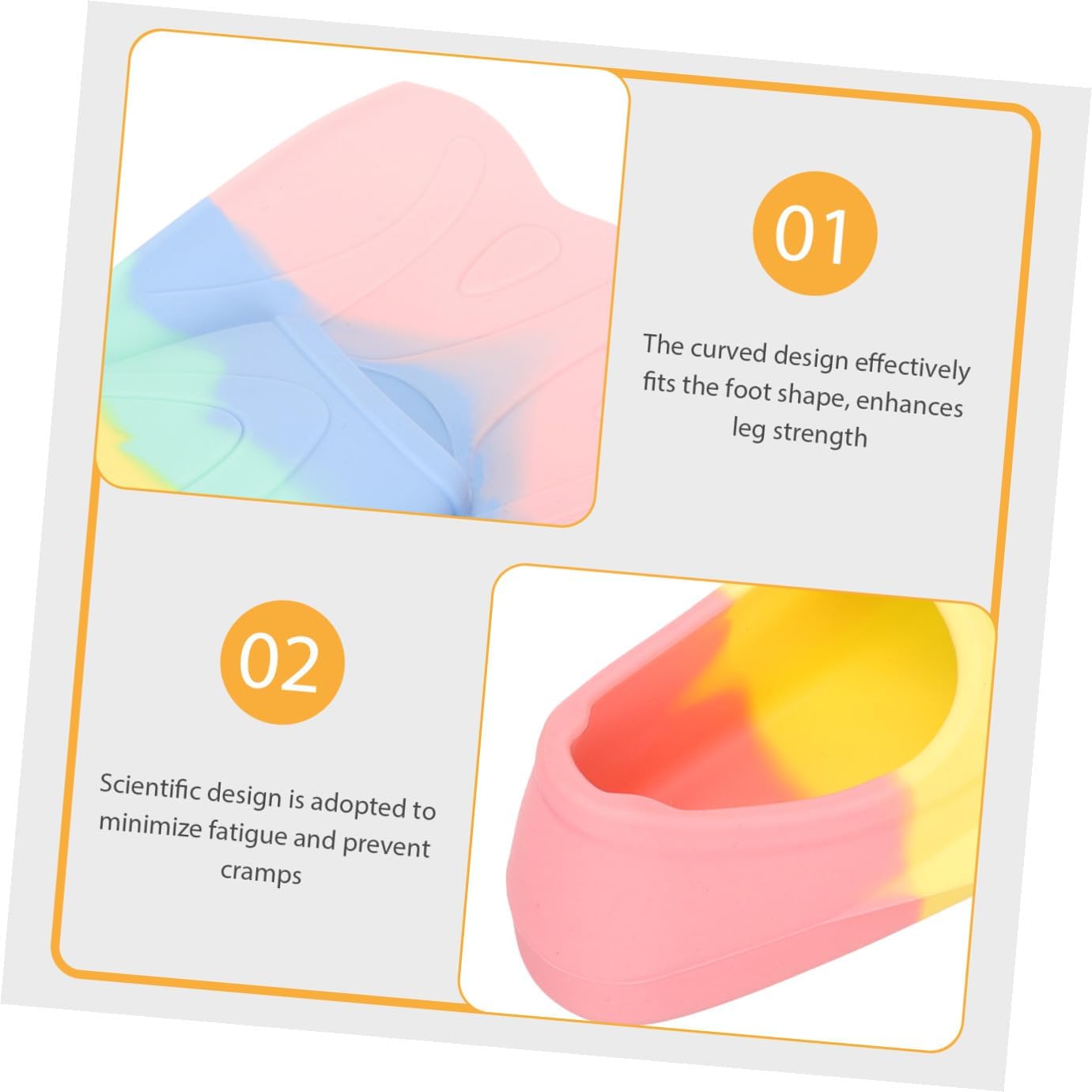 Swimming Fins Silicone Flippers Lightweight Short Blades for Lap Swimming Snorkeling Training Ages Xs 30-32