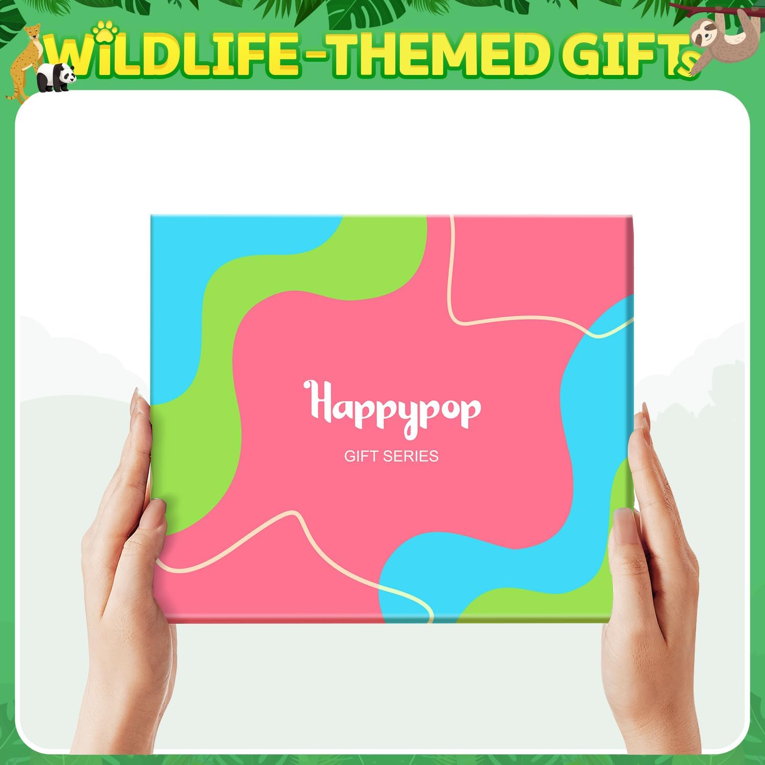 HAPPYPOP Funny Socks for Women - Squirrel Panda Monkey Gifts, Koala Raccoon Socks for Teens - Image 2