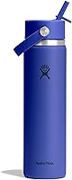 Vista 50 de Hydro Flask - Boca ancha, tapa con popote flexible, color negro (Black), 32 onzas