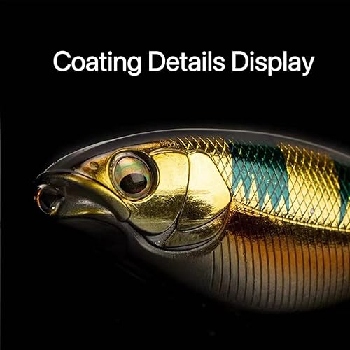 Miniatura 7 de TXRRURE Señuelos de pesca de agua superior, cebos de agua superior para señuelos de pesca de lubina, señuelos flotantes para lubina con cola