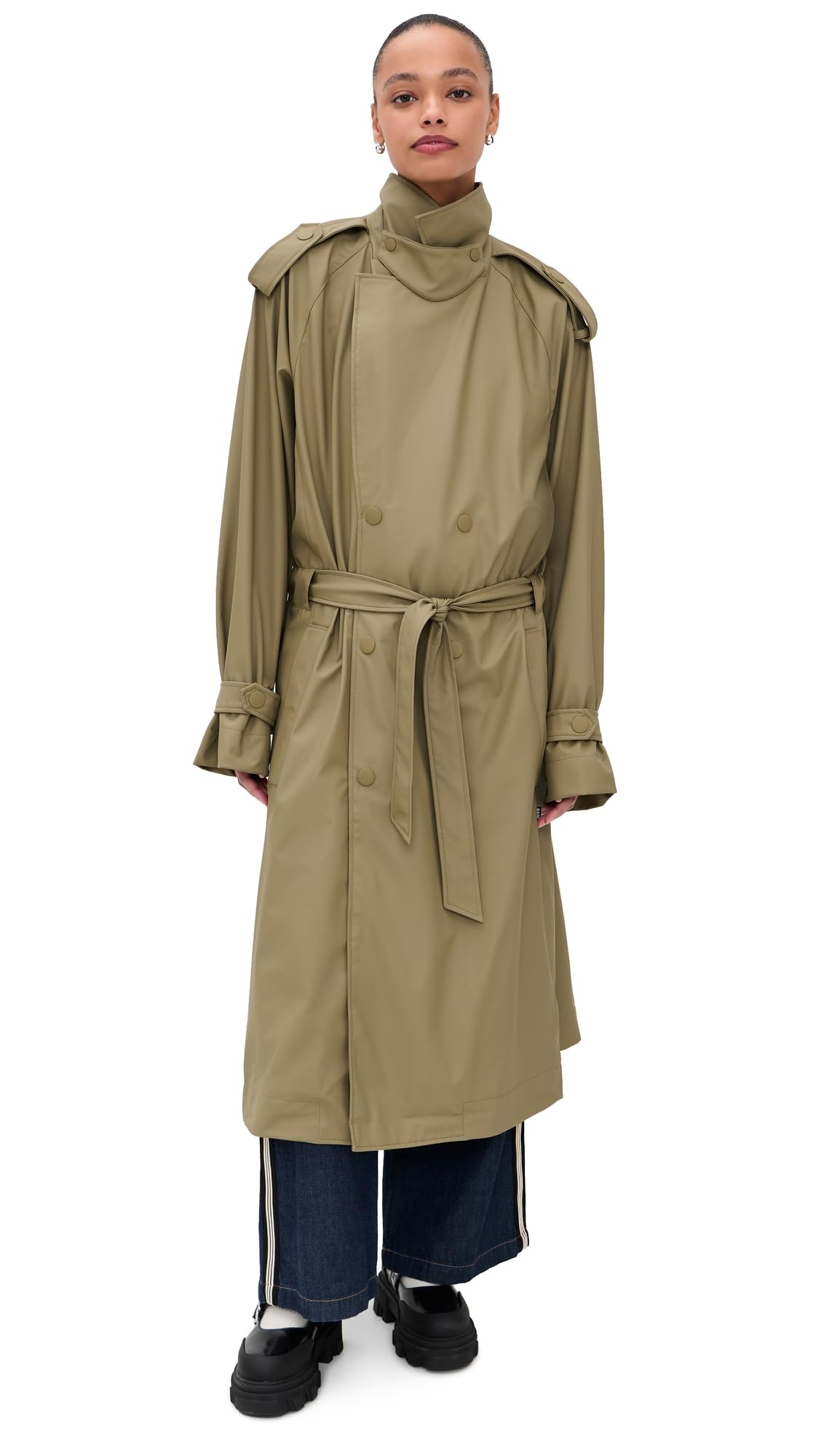 RAINS Womens Trench Coat