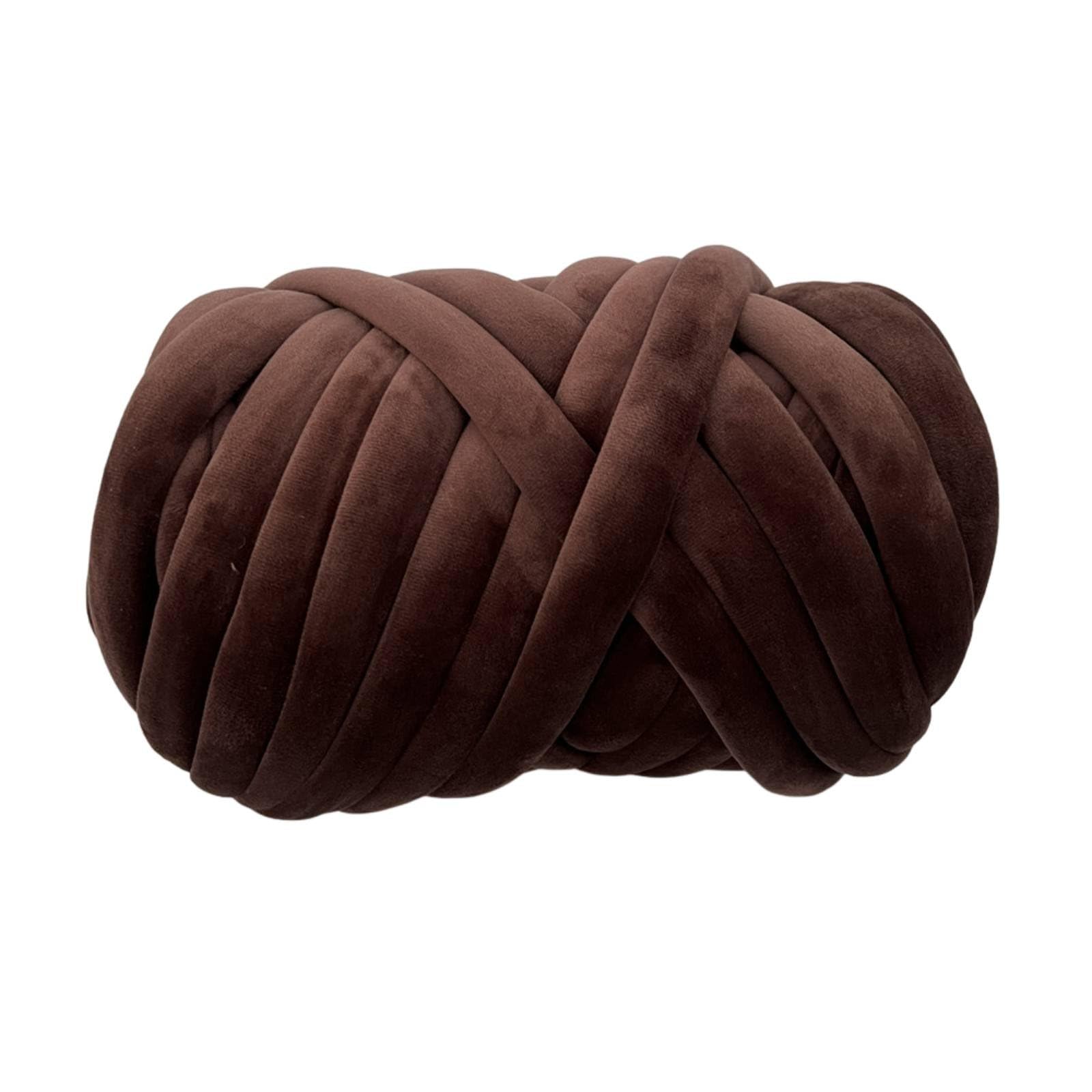 Diy Lana Blanket Hilo Tubular de Chenilla de Poliéster Suave sin Costuras Elástico Fácil de Manejar Ideal para Tejer Adecuada para Regalo Decoración del Hogar Manta de Cama, color to 10, 100G