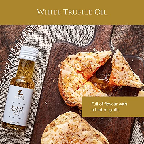 Trufflehunter - Essential Truffle Collection Gift Set - Black & White Truffle Oil, Sea Salt, Truffle Honey #TOP4