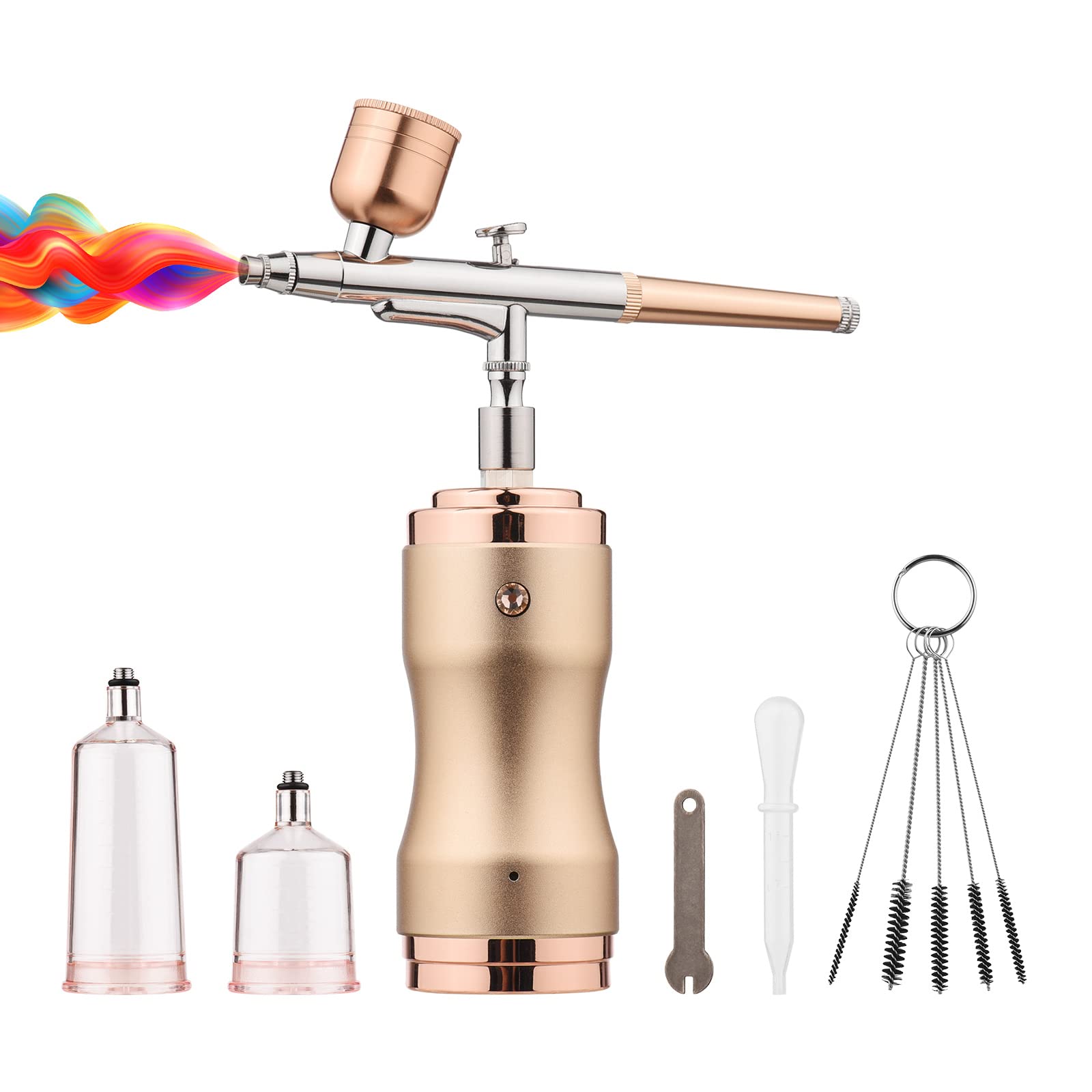 Kit aérographe portable burko avec compresseur à pression réglable