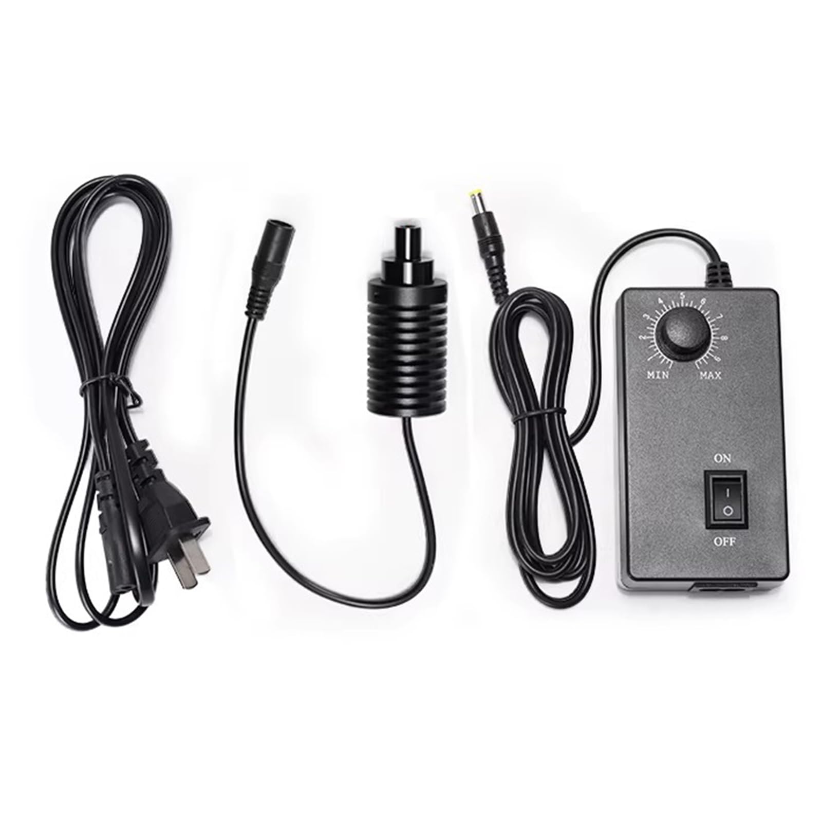 Lámpara LED para microscopio, brillo ajustable, sin efectos estroboscópicos, iluminador para microscopio estéreo y cámara industrial, fuente de luz de punto coaxial