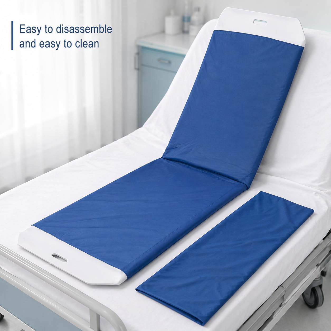 Tabla de transferencia de pacientes, dispositivo de asistencia deslizante plegable para personas mayores y personas postradas en cama, ideal para cuidados de ancianos y discapacitados, soporta