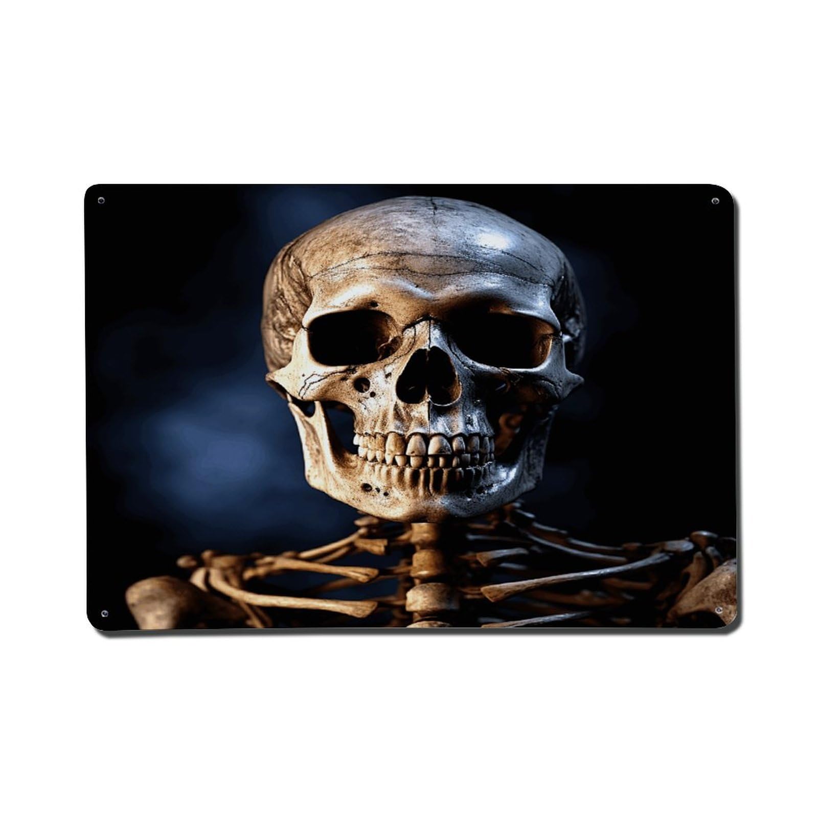 Adfgyerh Style Skeleton Metal Signs Funny, Aluminum Tin Sign Indoor Outdoor Decor, Vintage Signs For Home Office Kitchen Bar Cafe Garden Farmhouse Wall Decor