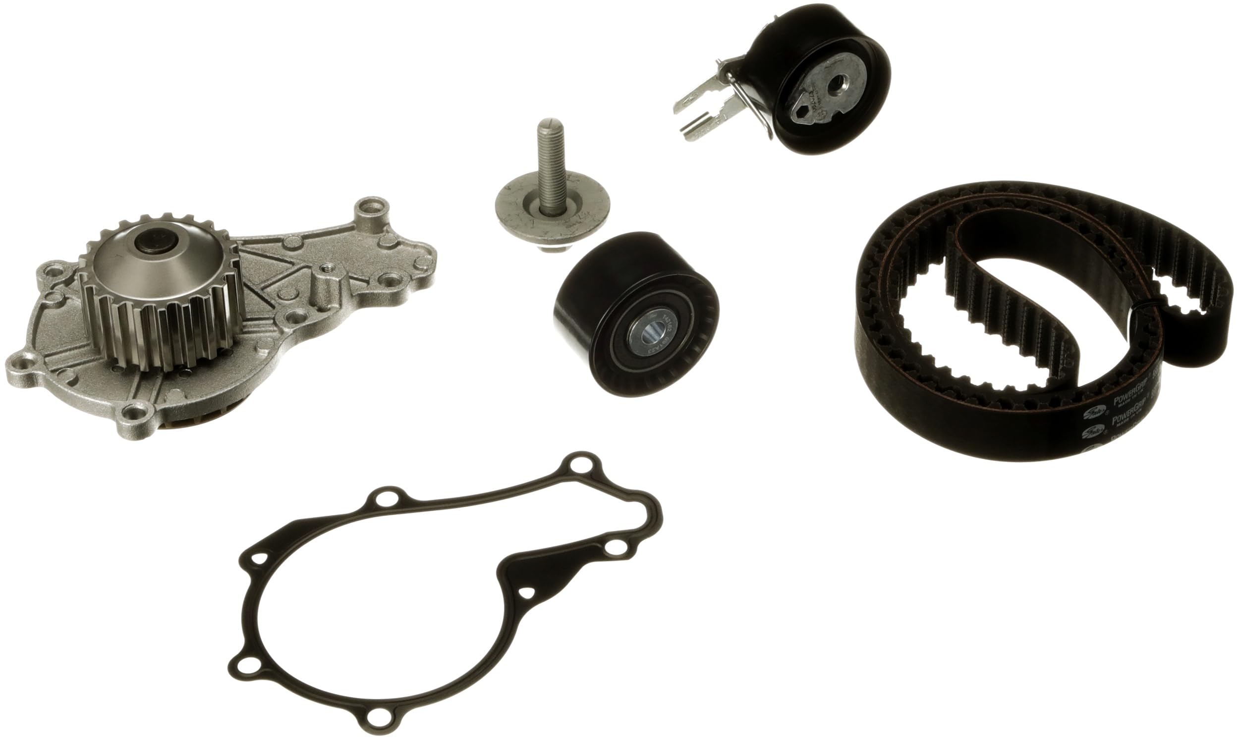 GATES Kit Cinghia Di Distribuzione T286 Con Pompa Acqua – PowerGrip Plus – Ricambio Auto