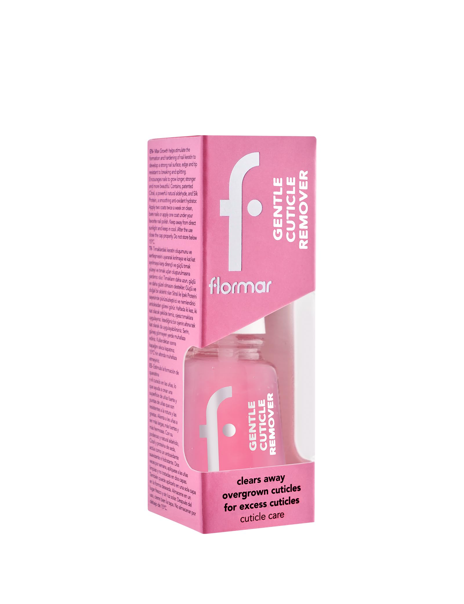 Flormar Nazik ve Güçlü Etkili Kütikül Temizleme Jeli Gentle Cuticle Remover Gel 000