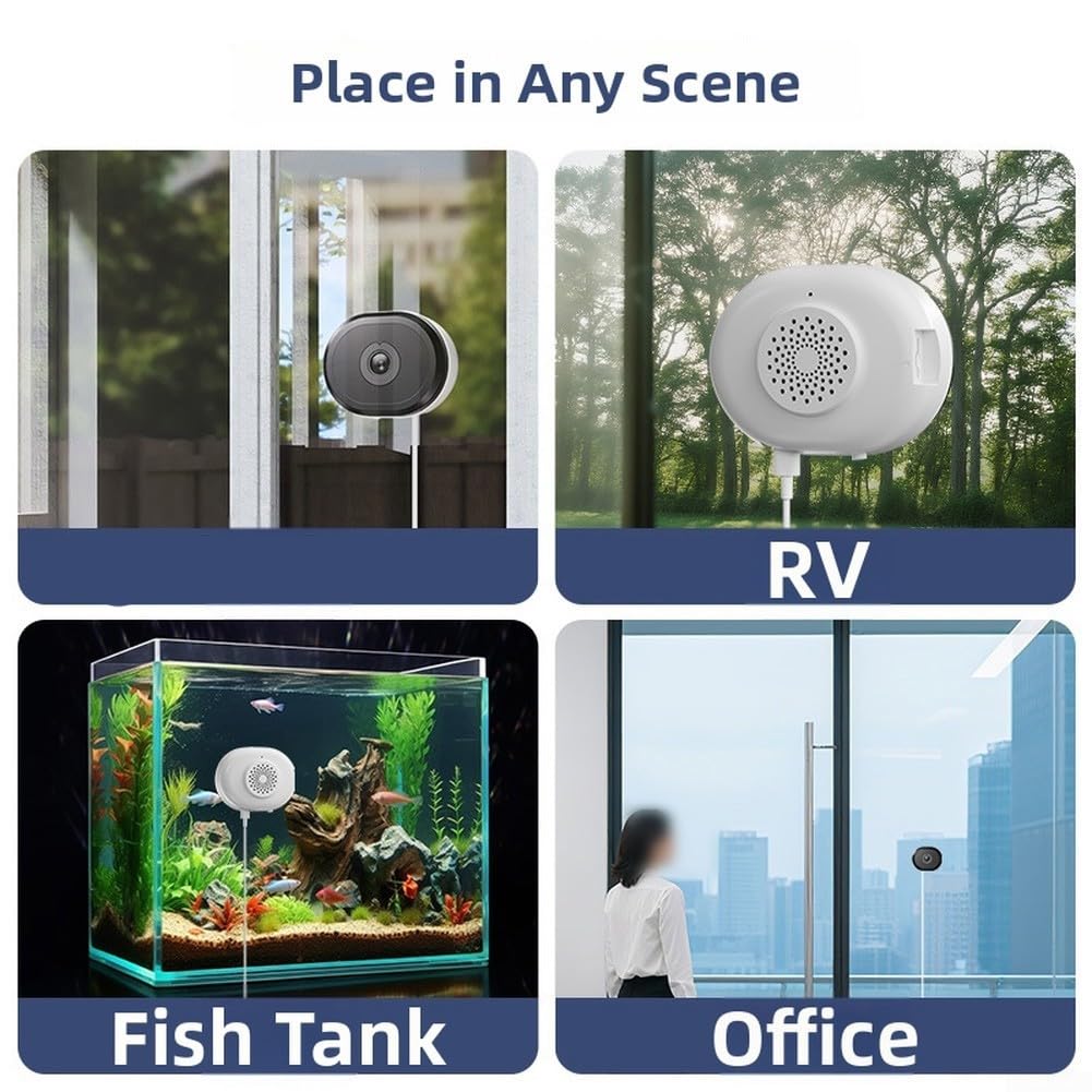 Telecamera Wi-Fi 2K 3MP con AI, visione notturna a colori, audio a 2 vie, WiFi 2,4/5 GHz, telecamera di sorveglianza per interni/esterni, bianco
