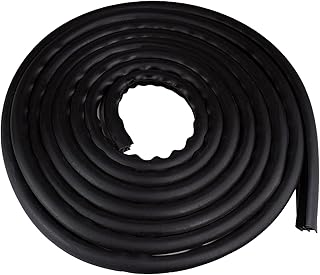 Concrete Expansion Joint Filler, 3/8" Expansion Joint Repair Replacement, Concrete Crack Repair, Backer Rod, Flexible Foam Rubber Seal, Rubber Strip for Sidewalk, Driveway, Walkway, Doors, Windows