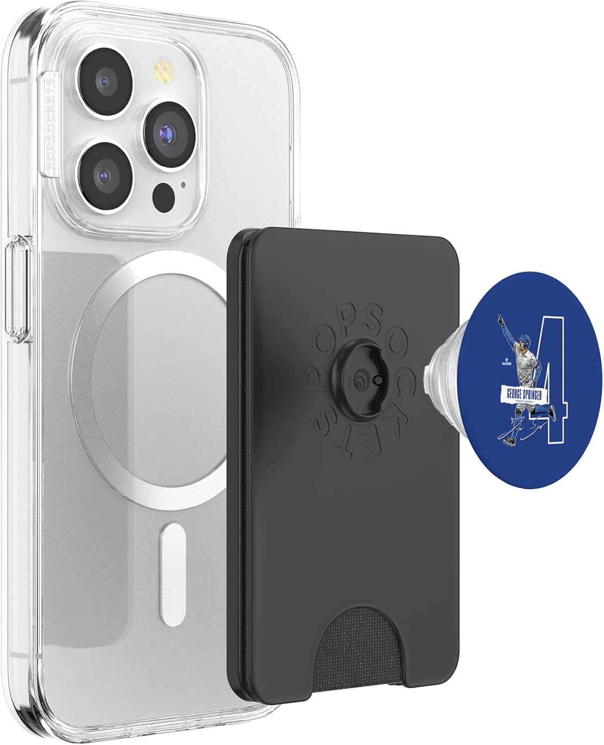 George Springer | Toronto Baseball Players | MLBGEO301N PopSockets PopWallet for MagSafe