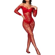 Women Fishnet Bodystocking Sexy Badydoll Bodysuit Soft Nightwear Lingerie One Piece