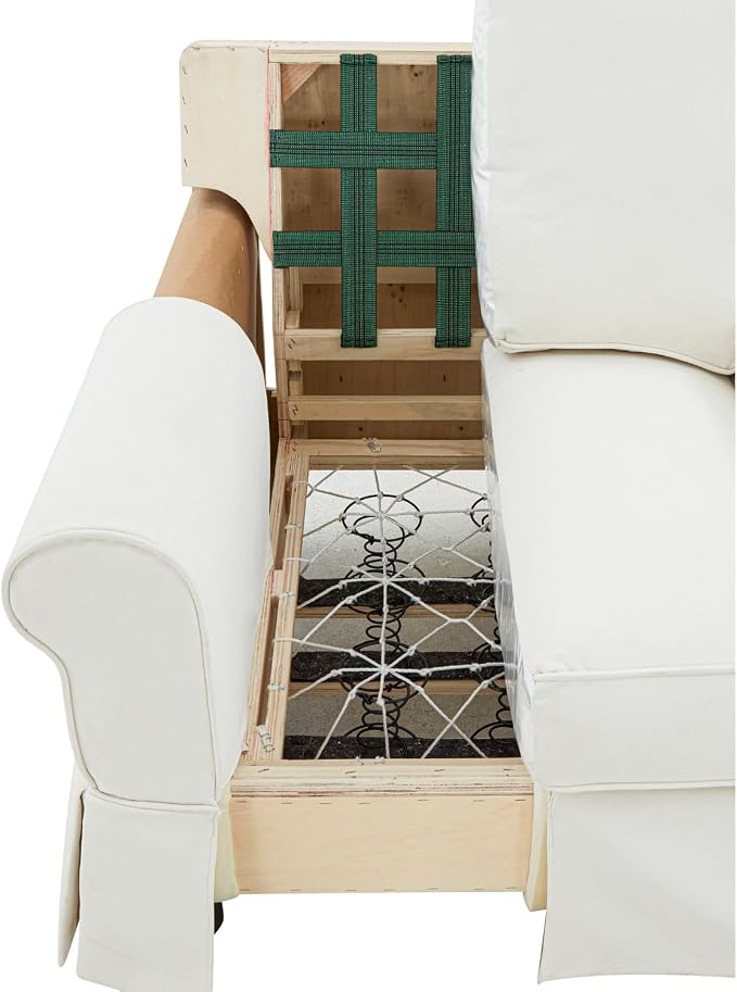 Sillón - Asiento tapizado con respaldo cómodo - Blanco miniatura 5