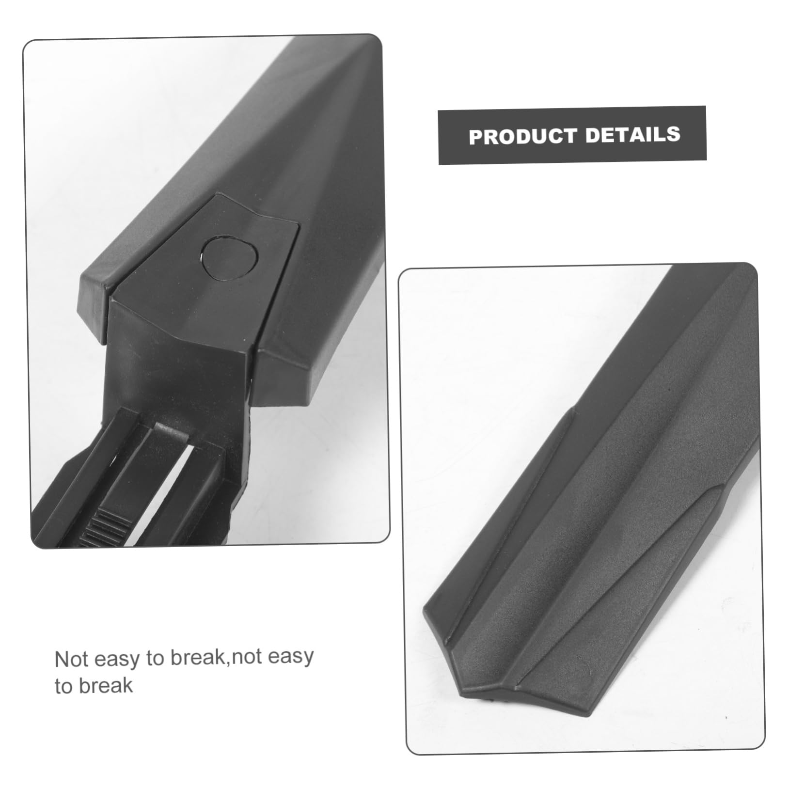 Toddmomy Defensa Bicicleta de montaña Accesorios para Bicicletas de montaña Cubrir mugre Guardia Guardabarros de Ciclismo Resistente Bicycle Bike Resina Black