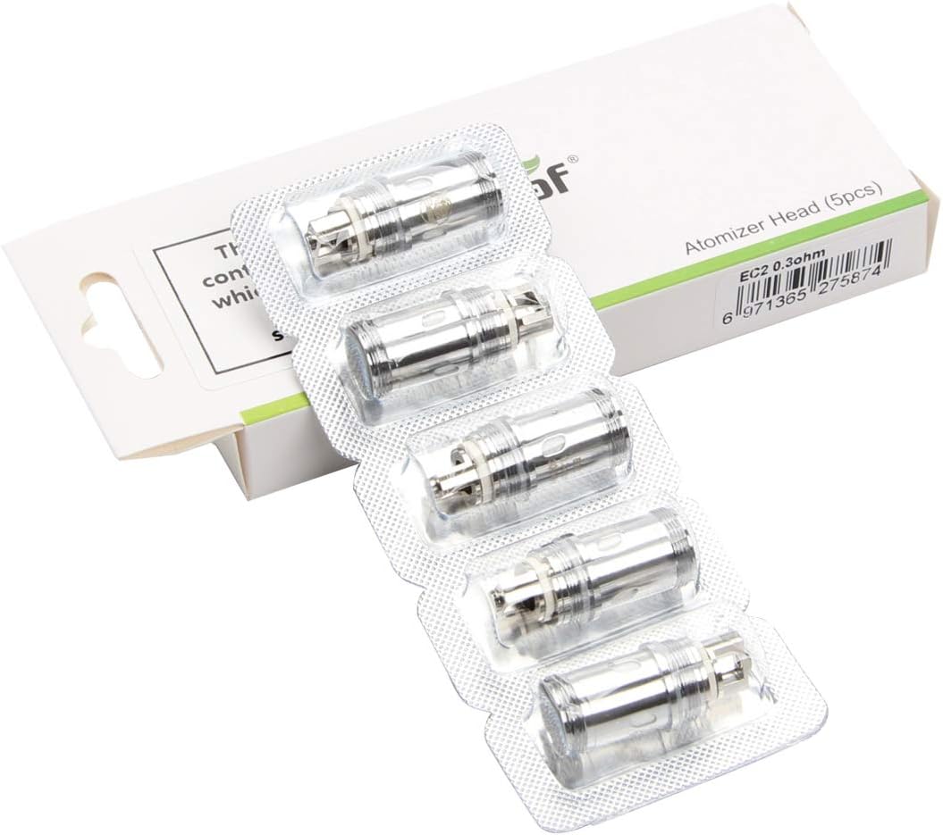 Eleaf Coil 0.3ohm EC2 Coil Head for Melo 4 Tank Electronic Cigarette Atomizer Core Vape (EC2 0.3 Ohm)