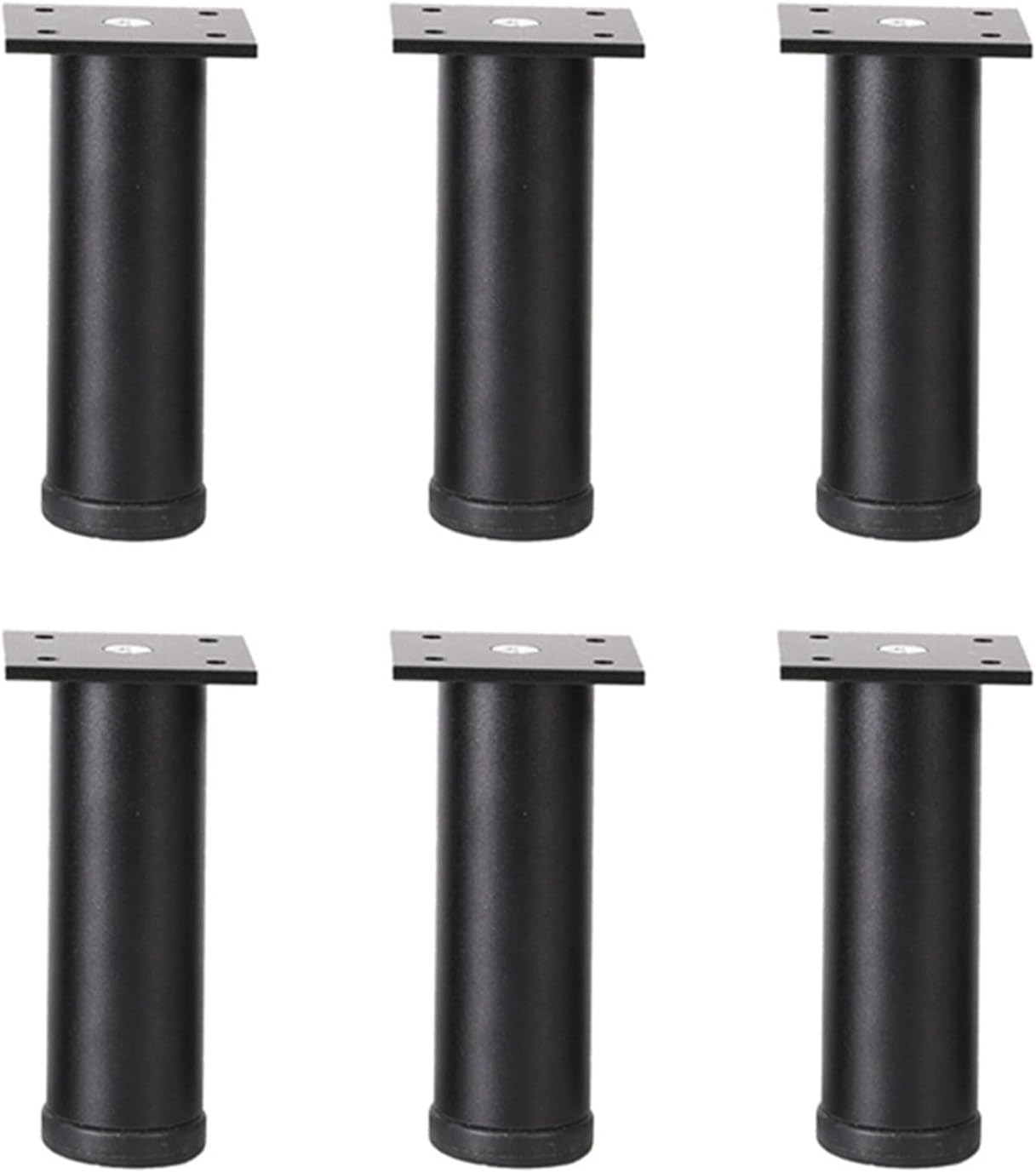 6pcs Adjustable Bed Risers with Antislip Base Load-Bearing Replacement Leg Furniture Leg Extenders for Beds and Tables Adjustable Furnitures Feet