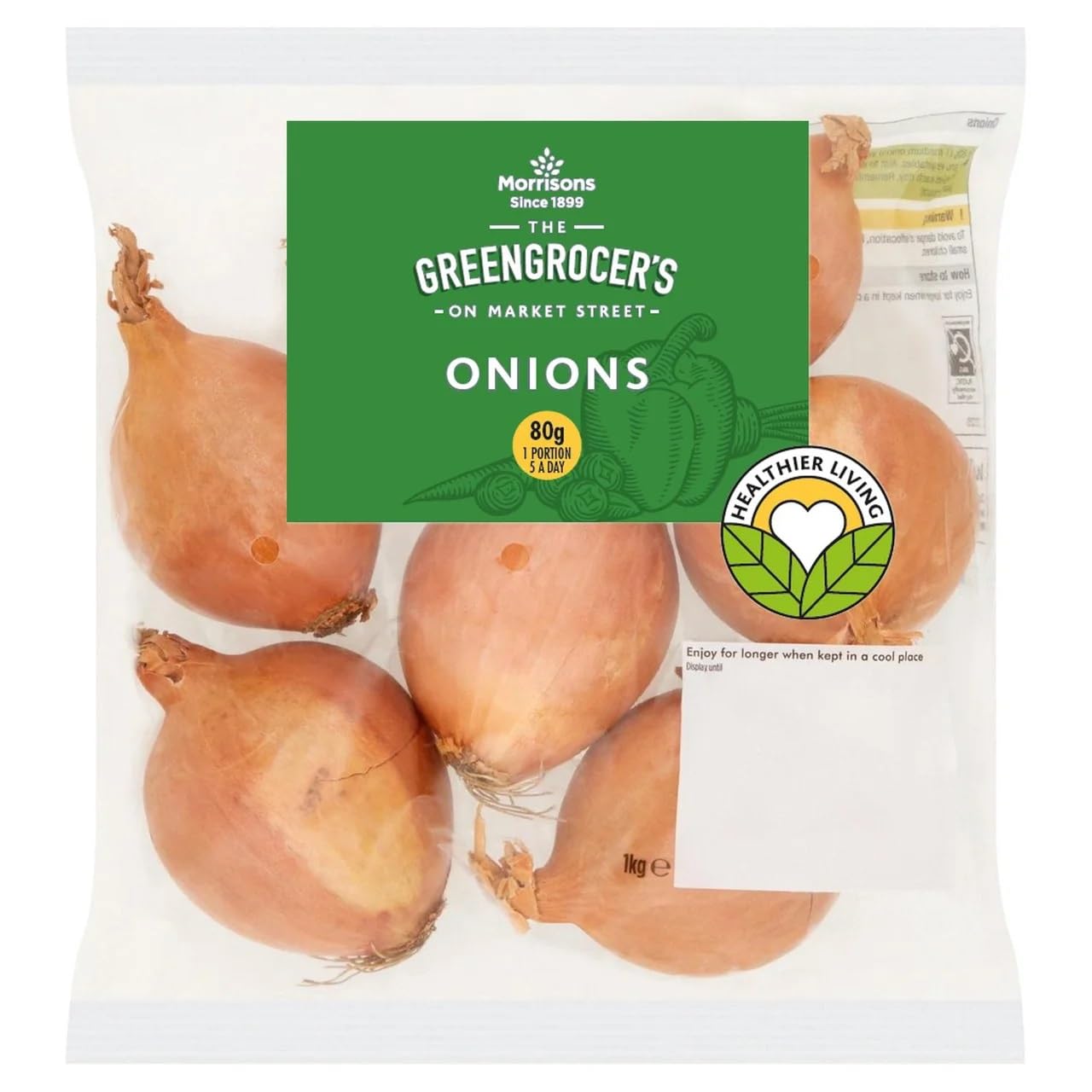 Morrisons Onions, 1 kg