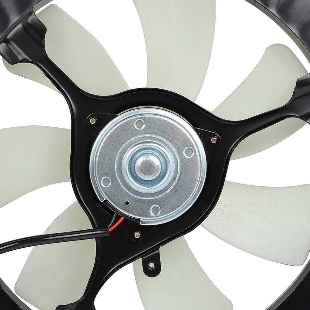 A/C Condenser Fan Assembly Cooling Fan Passenger Side/RH 611370 KFKGF Universal Slim Fan Push Pull A/C Condenser Fan Assembly Cooling 12V Mount Kit 2009-2015 for Honda for Pilot