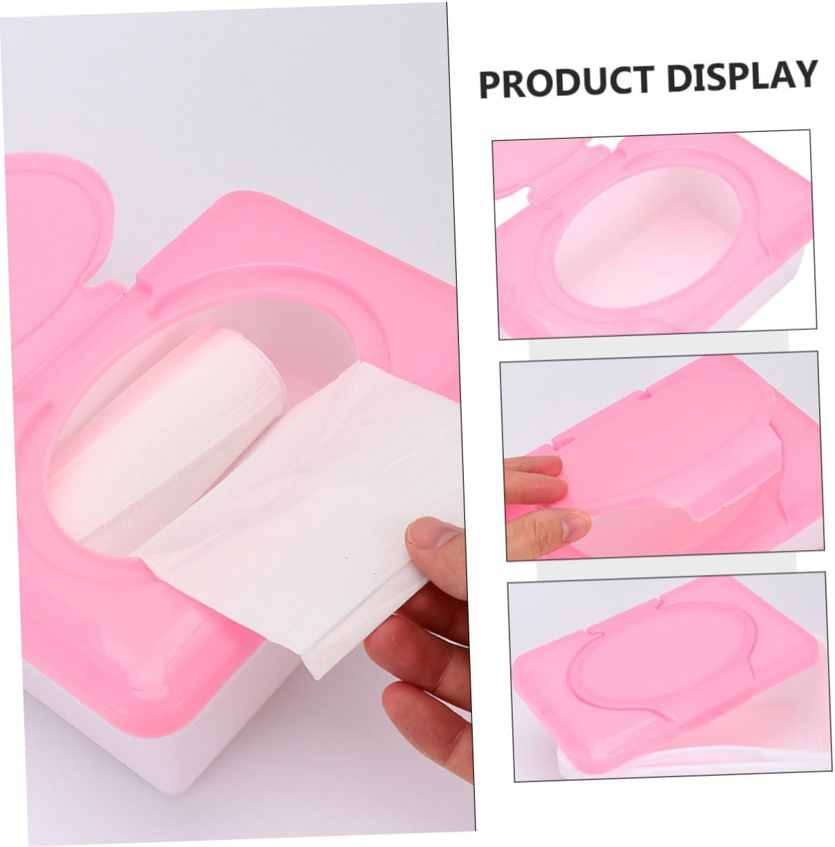 Modern Style Tissue Box Eco-Friendly Wet Wipes Dispenser Portable Wipes Holder Case for Travel Diaper Bag