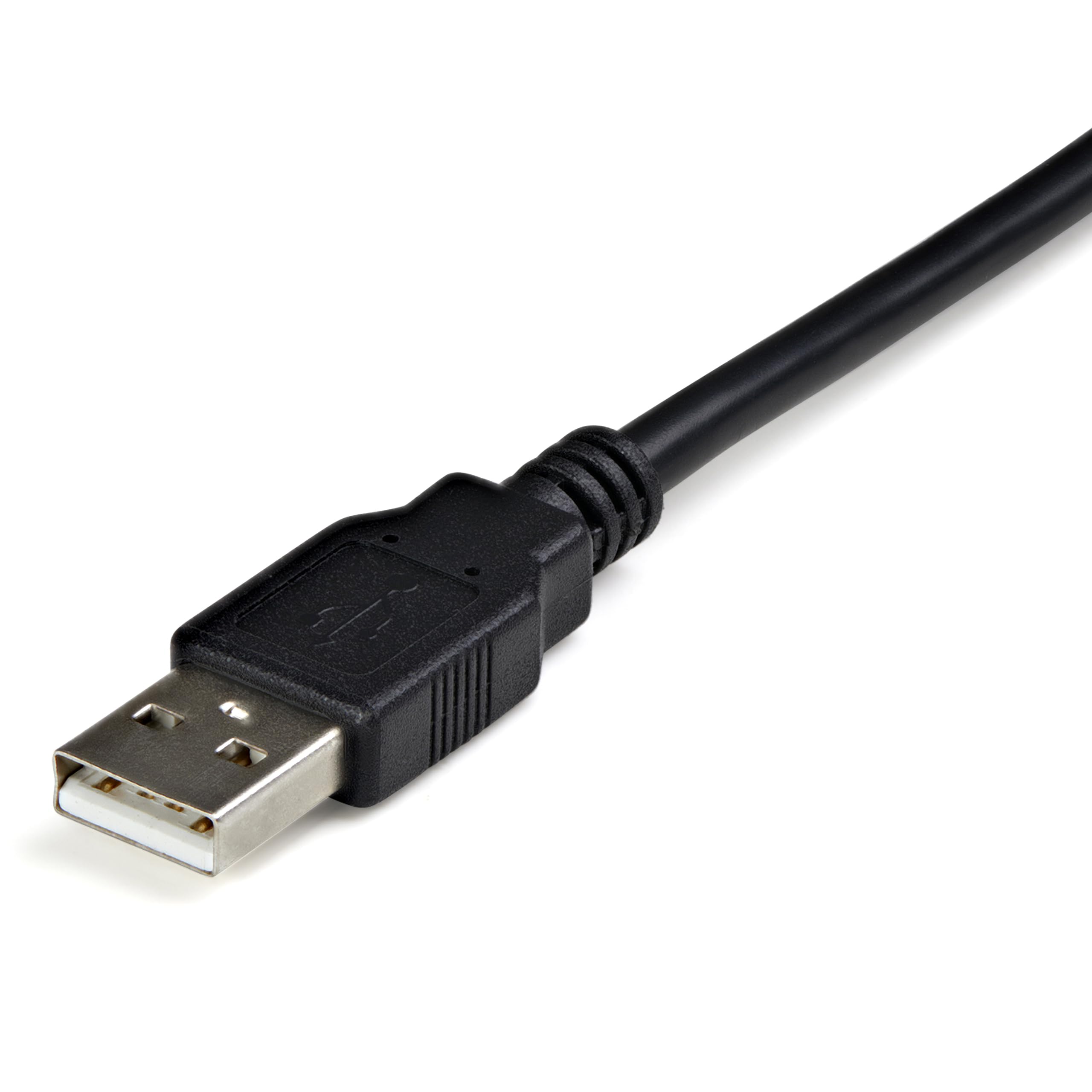StarTech.com USB 2.0 auf Seriell Adapter Kabel (COM) - USB zu RS422 / 485 Schnittstellen Konverter - Stecker / Stecker 1,80m | Vielseitig für Digital Signage bis Kassensysteme, FTDI-Chipsatz, USB-versorgt ohne Netzteil, COM-Port Retention