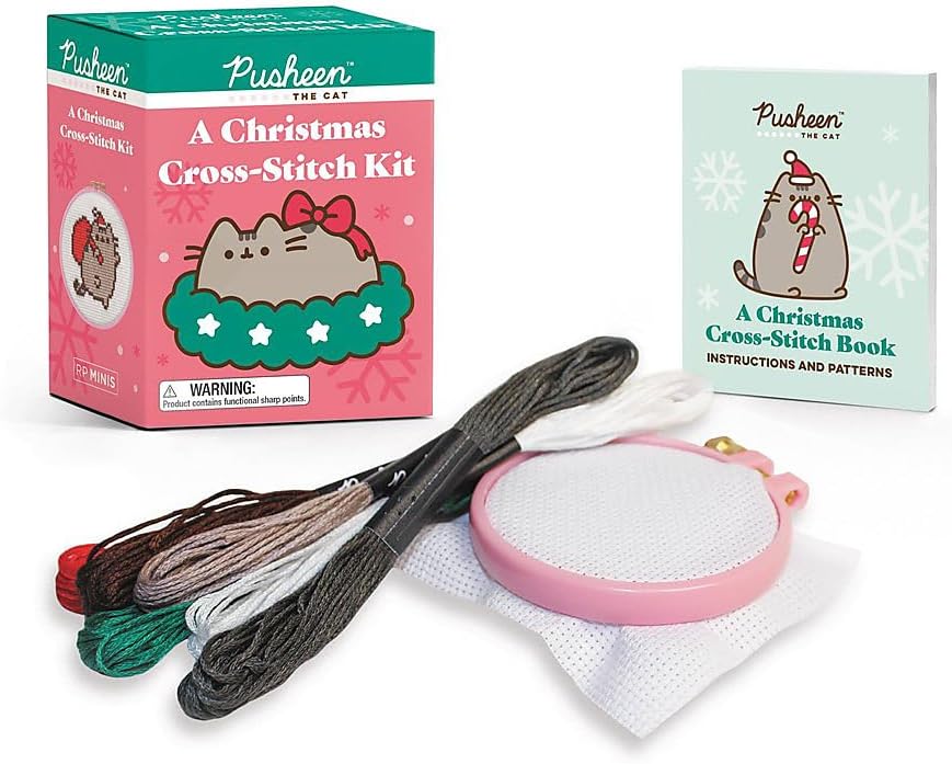 Pusheen: A Christmas Cross-Stitch Kit (RP Minis)