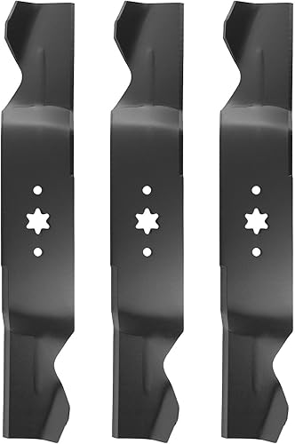 Miniatura 1 de ACEBRI Cuchillas de cortacésped Cuchilla de acolchado de 54 pulgadas para Cub Cadet 742-0677,742-0677A,742-0677B,942-0677,942-0677B,para MTD