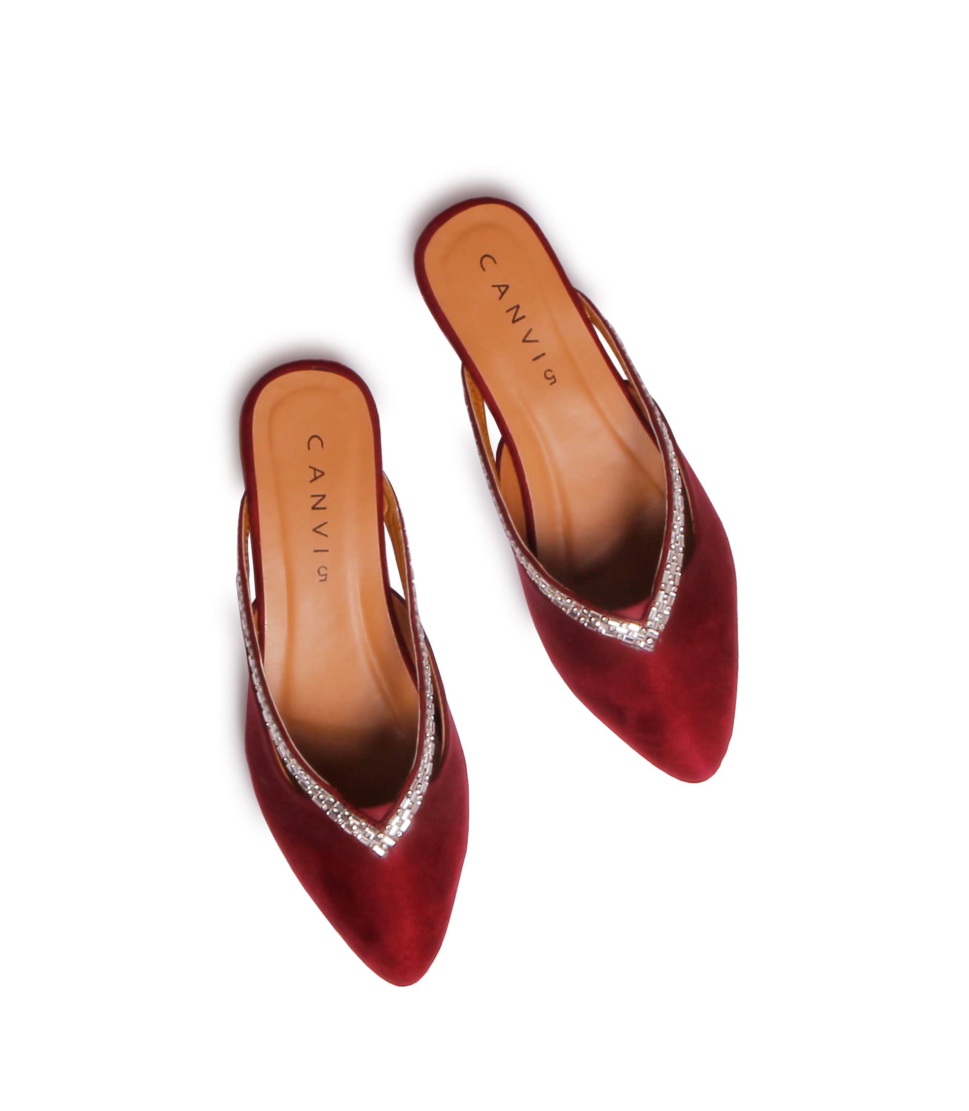 CANVI Stylish | Fancy | Comfortable Stylish Fancy and comfort Trending Flat Fashion sandal for Women & Girls (Maroon, numeric_3) (B09RMQXR8C) Amazon Price History, Amazon Price Tracker