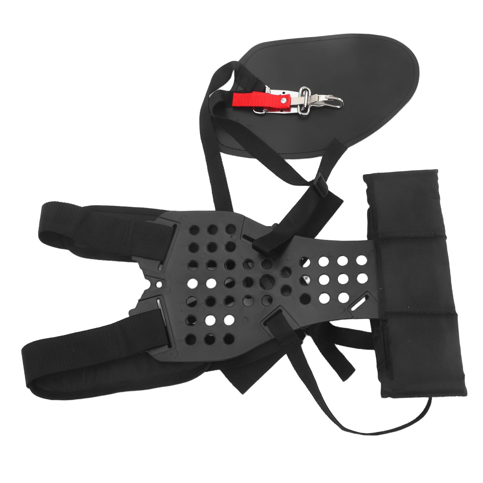 Sangle de coupe réglable Toddmomy noire avec bandoulière rembourrée anti-fatigue dos