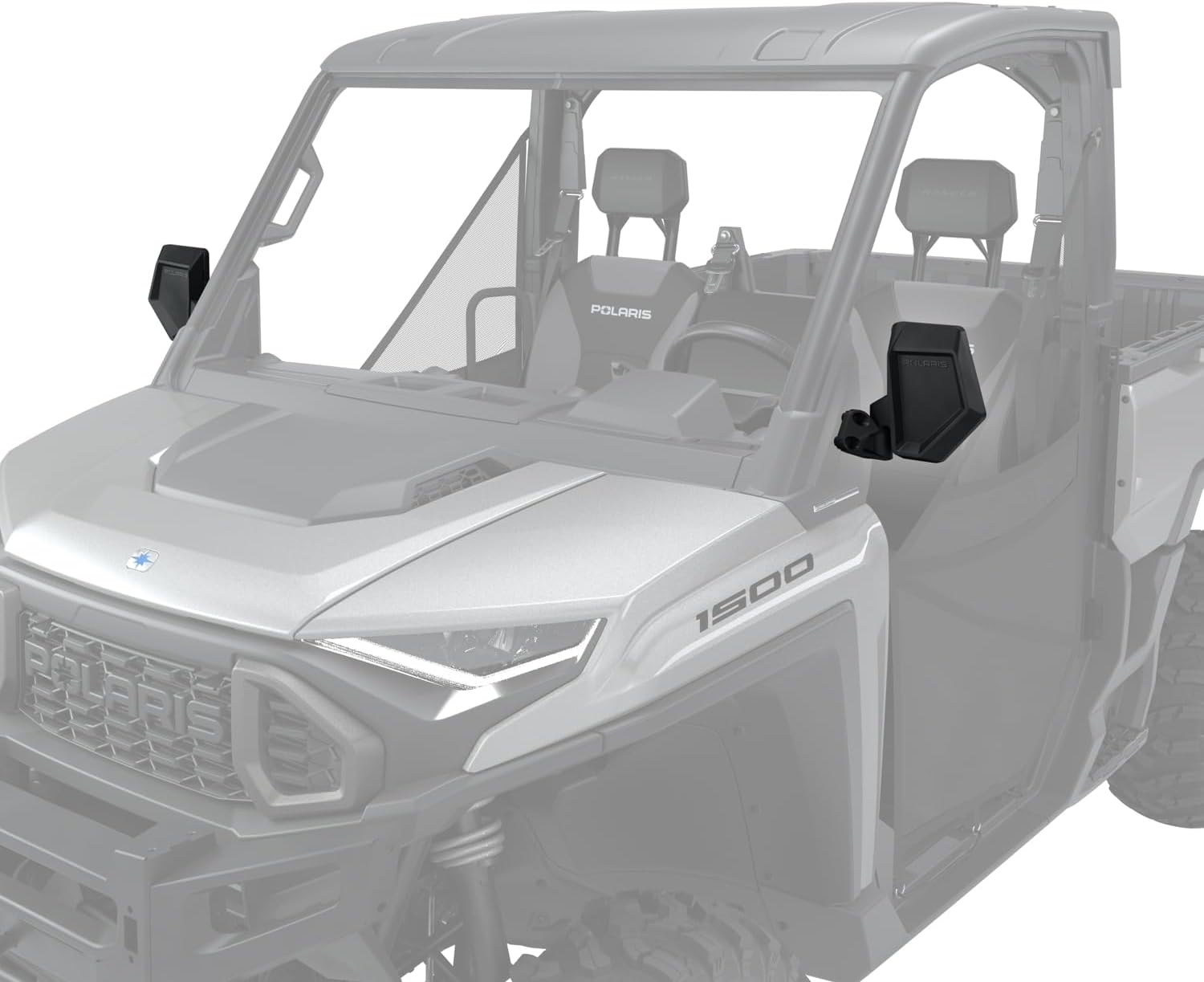 Polaris Side View Adjustable Mirrors for RANGER, ROPS Mounted, Set of 2, 2889099