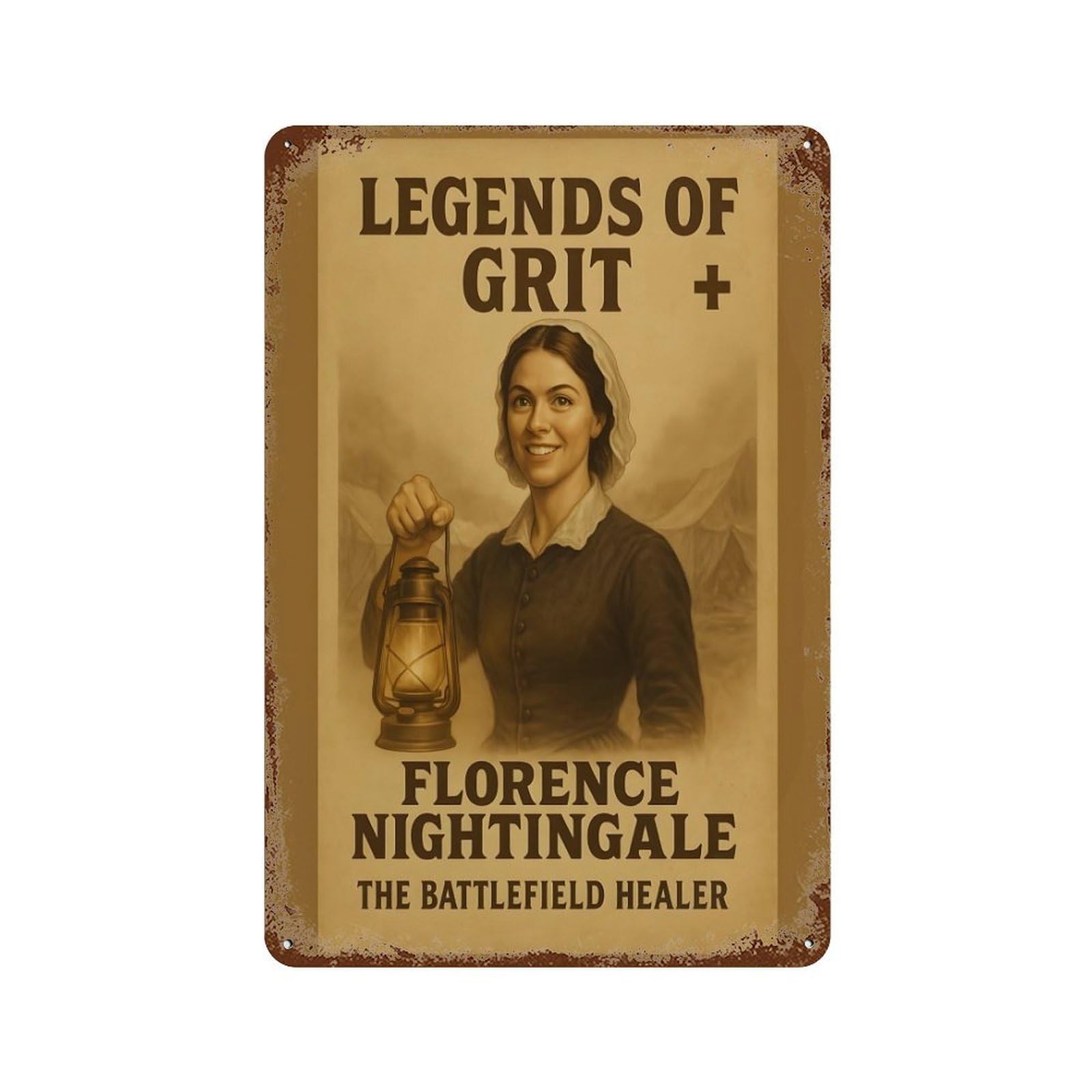 xiaoxiaoshen Florence Nightingale (51) Wall Decor Art Metal Tin Poster Modern Home Decor Art Home Bar Shop Decorations Vintage Sign 30x20cm