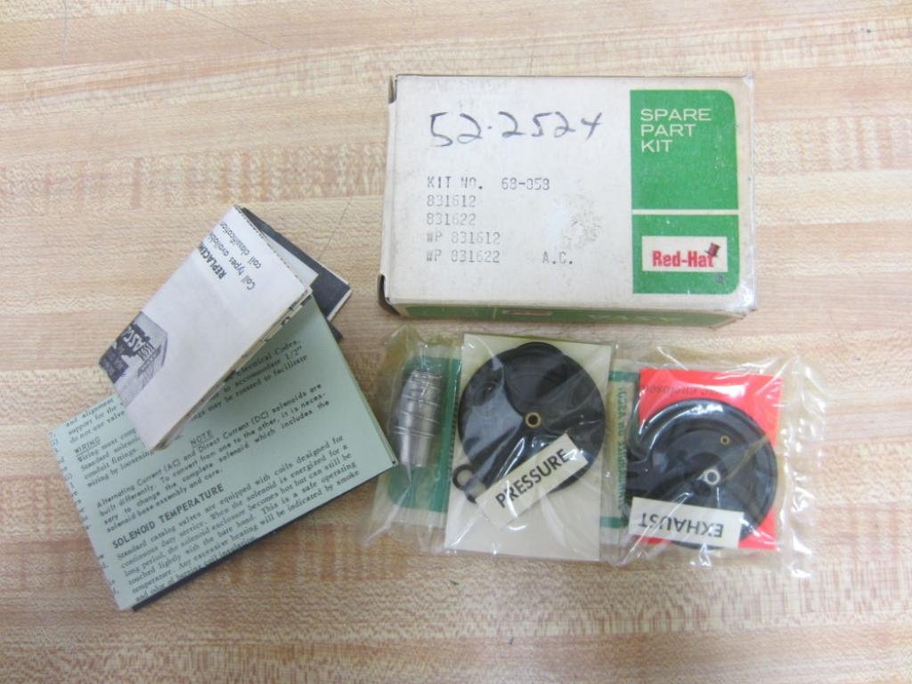 Amazon.com: Asco 68-058 Spare Parts Kit 831612 831622 : Industrial &  Scientific
