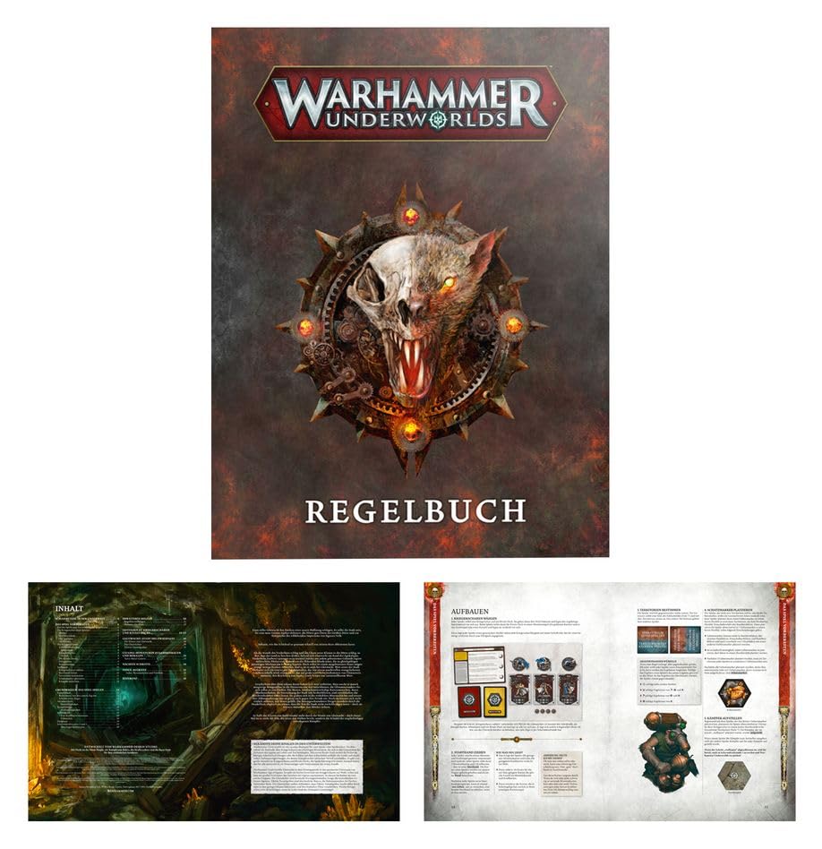 Games Workshop Warhammer Underworlds: Embergard (deutsch) | Brettspiel-Grundbox mit Miniaturen, Karten & Spielbrett Tabletop