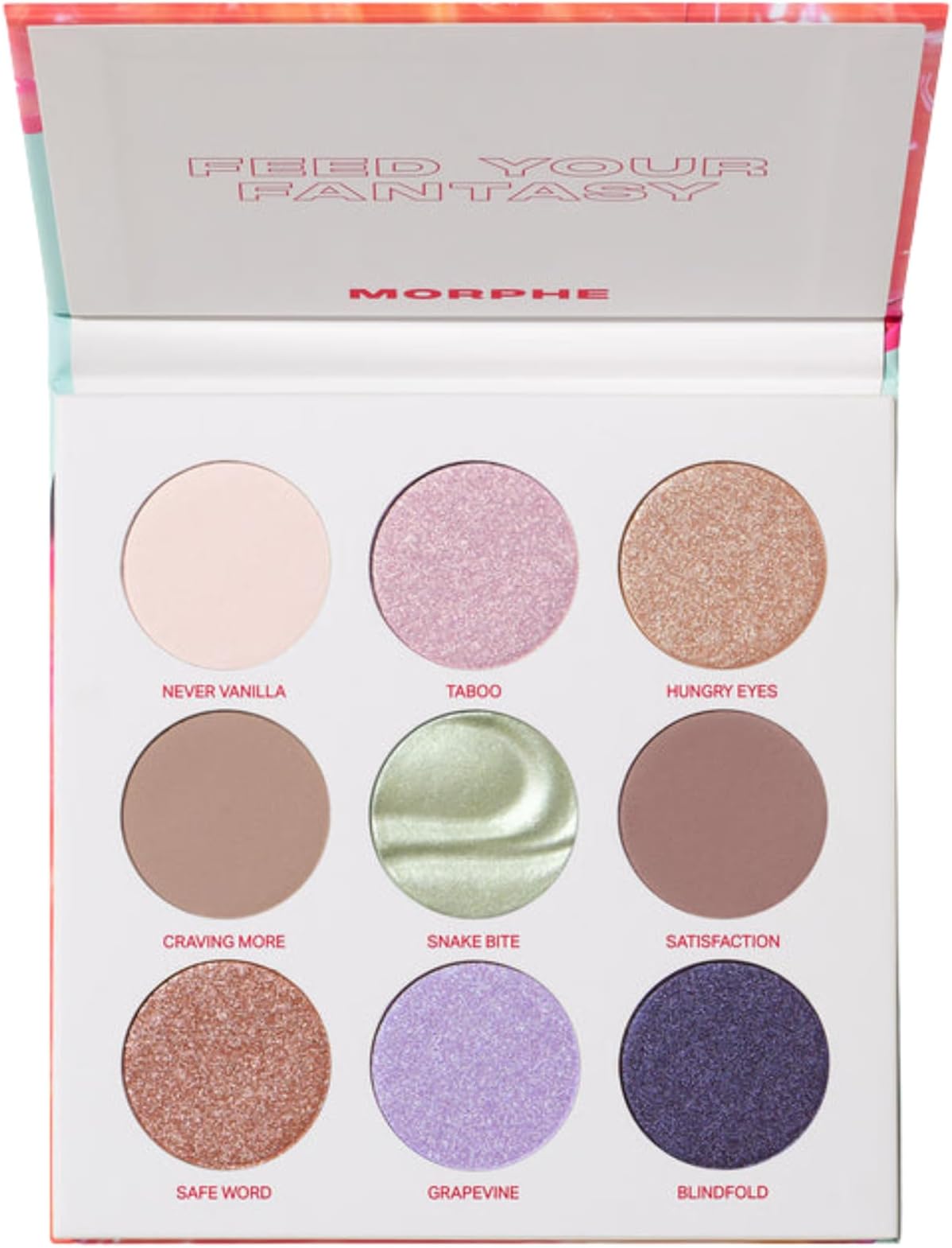 Morphe Pulp Fantasy Artistry Palette - Foil-Effect Eyeshadow Palette with Matte, Shimmer & Foil Finishes - Violet, Rich Taupe & Brown Eyeshadow with Luminous Payoff (0.35 oz)