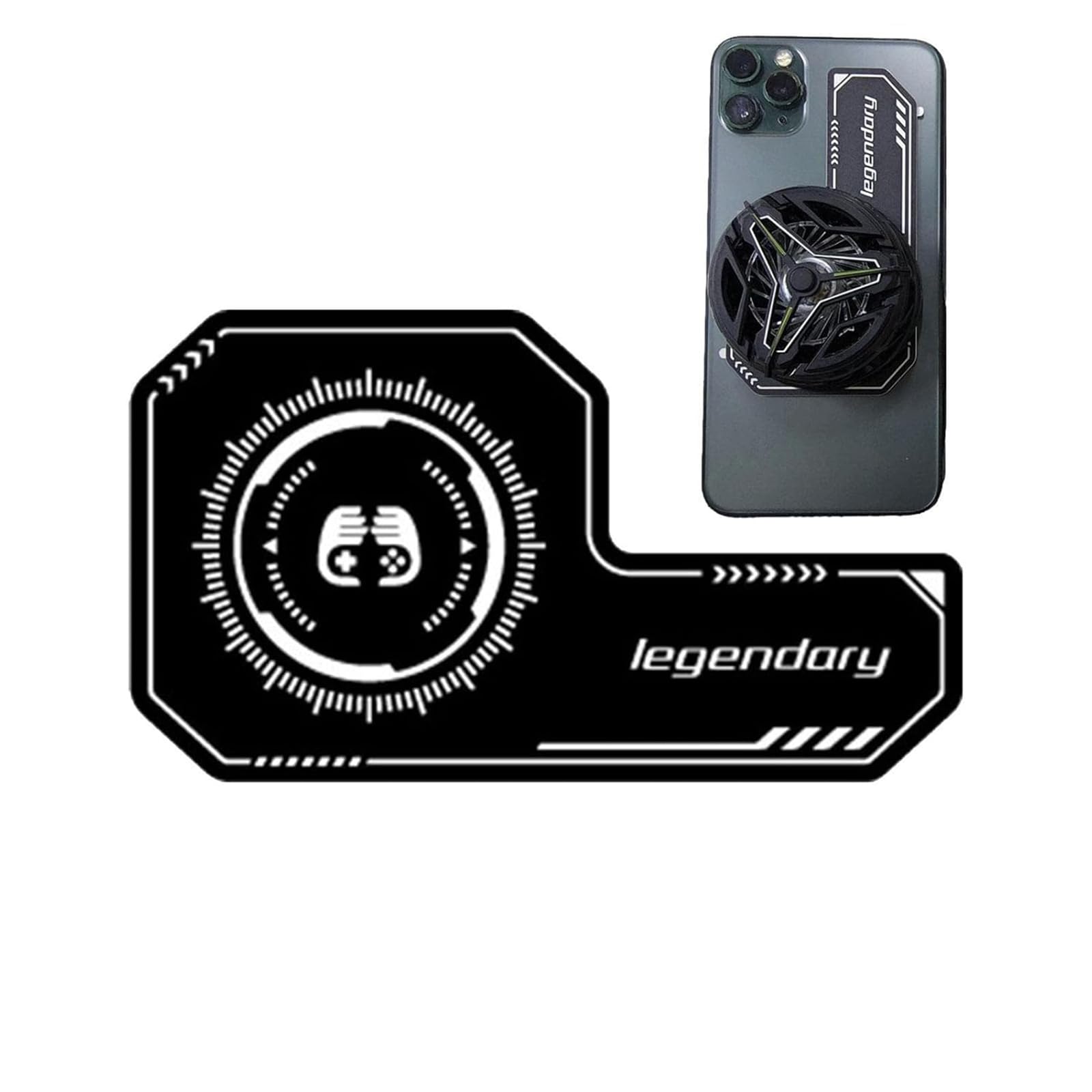 Magnetic Cooler Pad, Universal Smart Phone Cooling Pad Heatsink Cooling Black Games Holder Sticker, Phone Self-adhesive Amplify Cooling Plate Extend Battery Life (B0D9QL6ZB9) Amazon Price History, Amazon Price Tracker