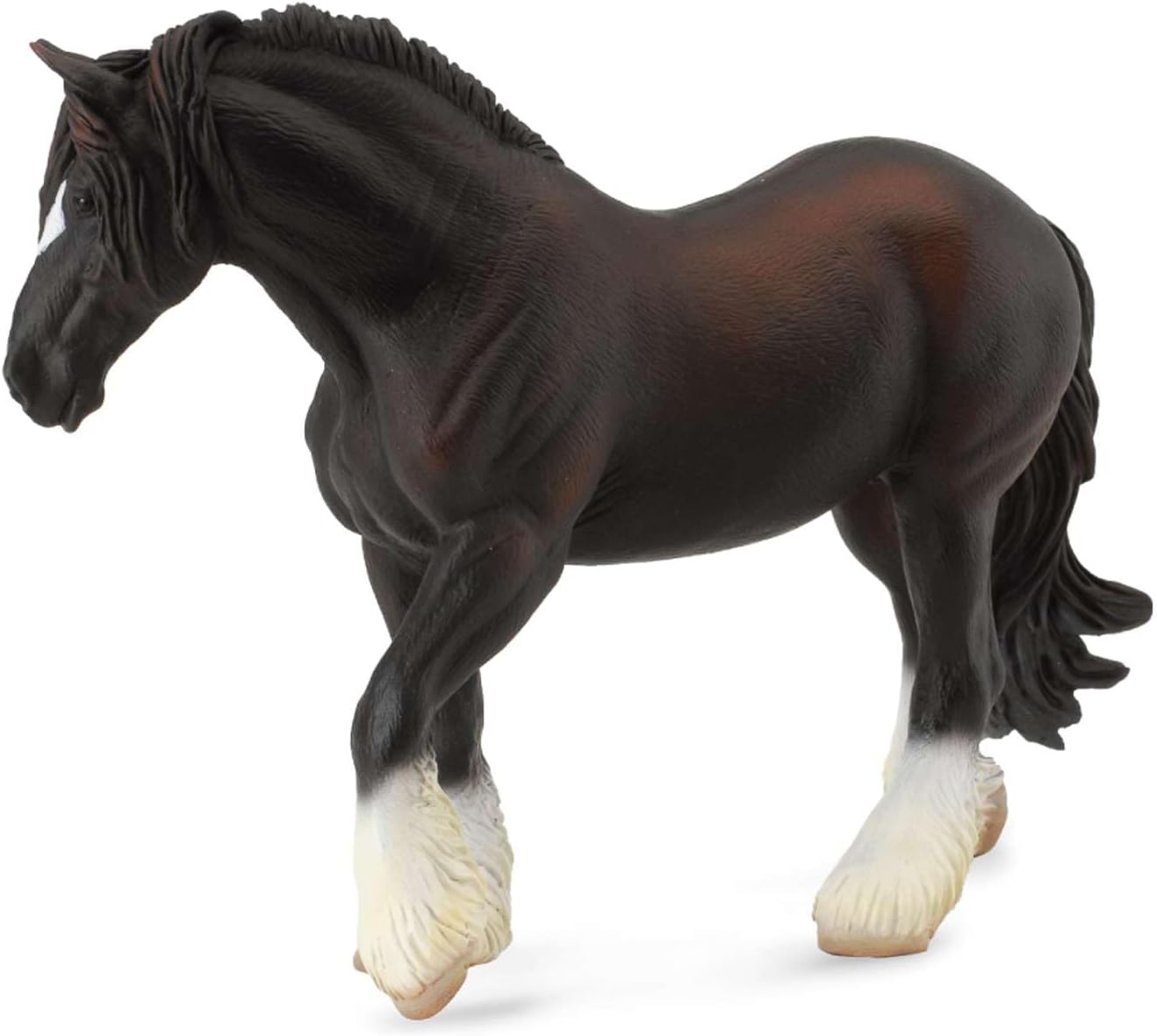 CollectA Shire Horse Mare, Black Horse Figure
