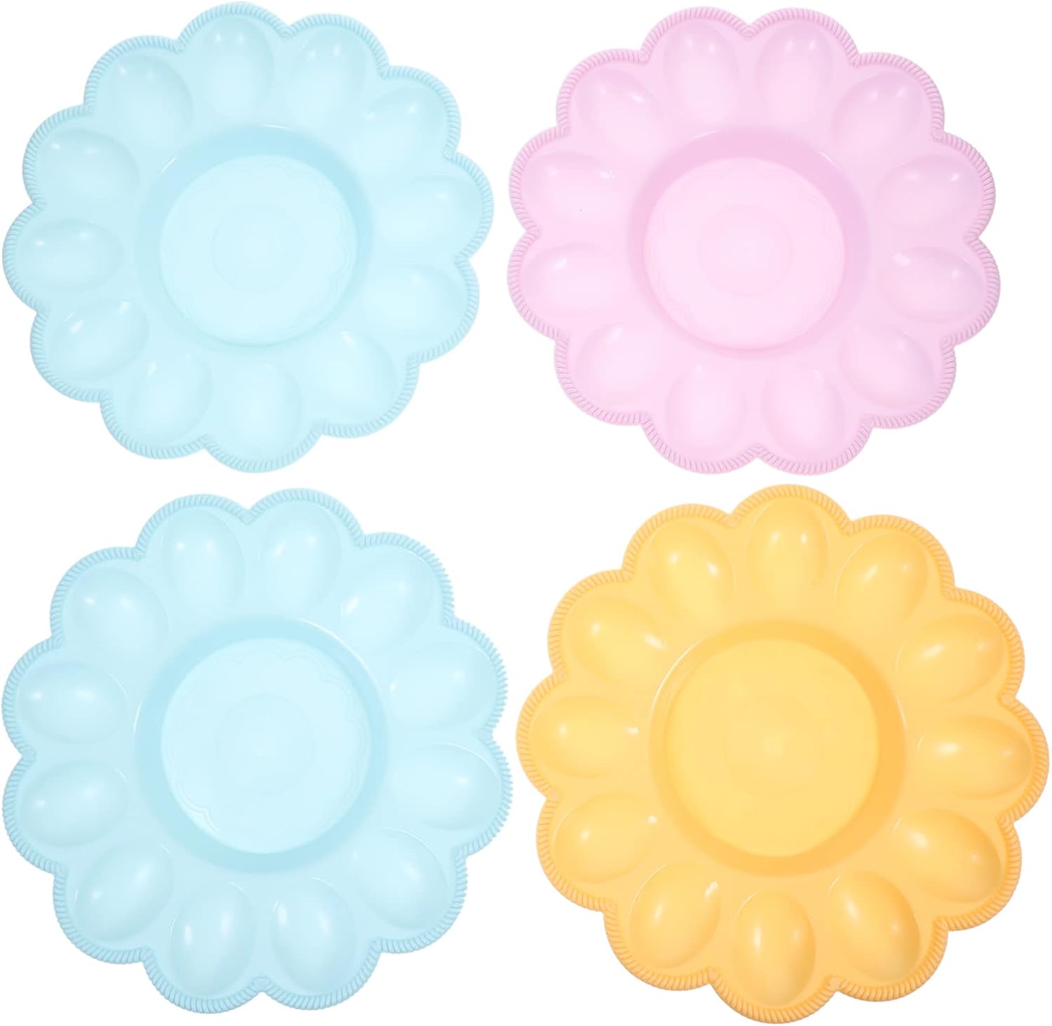 Angoily Deviled Eggs 4 Pcs Devil Egg Trays Deviled Egg