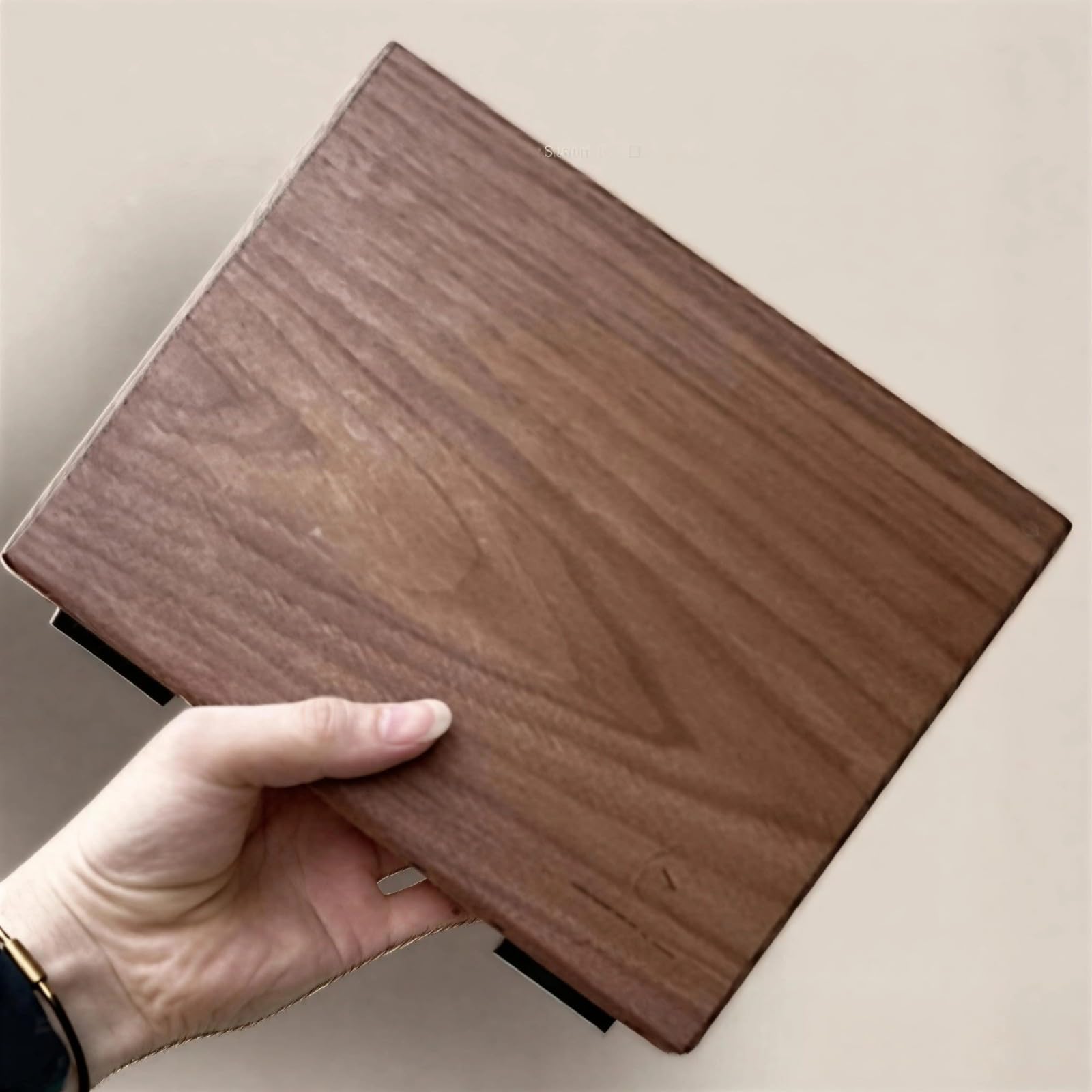 Art Class - Paleta de pintura plegable de madera con 27 pozos, área de mezcla blanca y diseño compacto para artistas, estudiantes, bandeja de pintura, paleta de mezcla, suministros de arte Plein Air