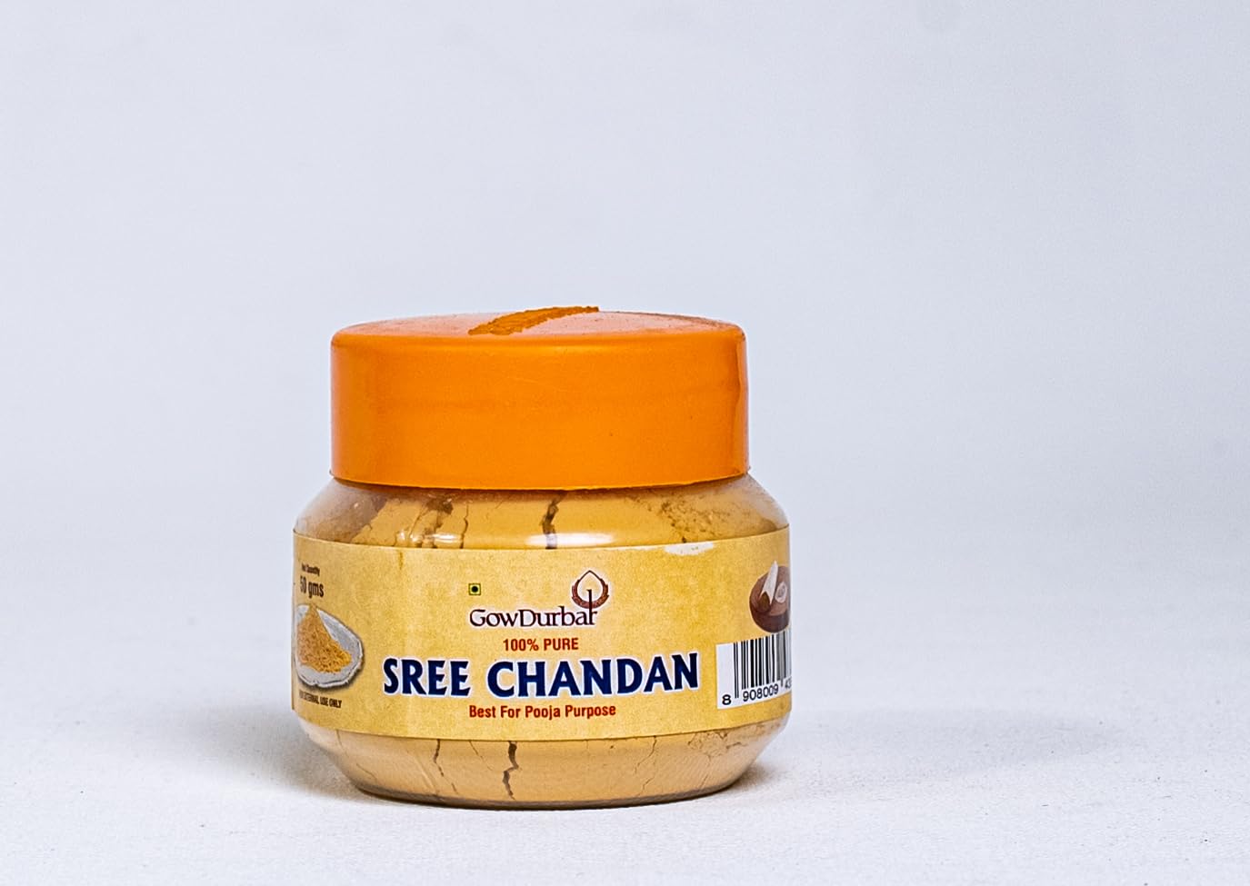 GOW DURBAR Sree Chandan Sandal Powder Tins Pack of 8 Each 50g (8 x 50g = 400g) (B09RJX51NQ) Amazon Price History, Amazon Price Tracker