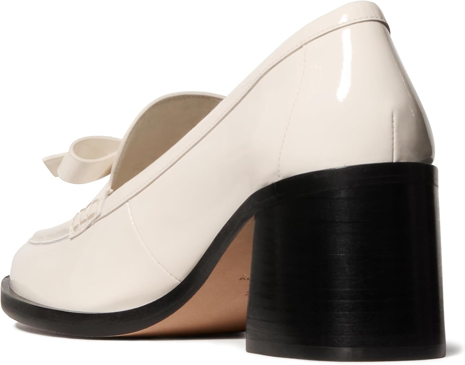 kate spade new york Deco Bow Patent Leather Heeled Loafers