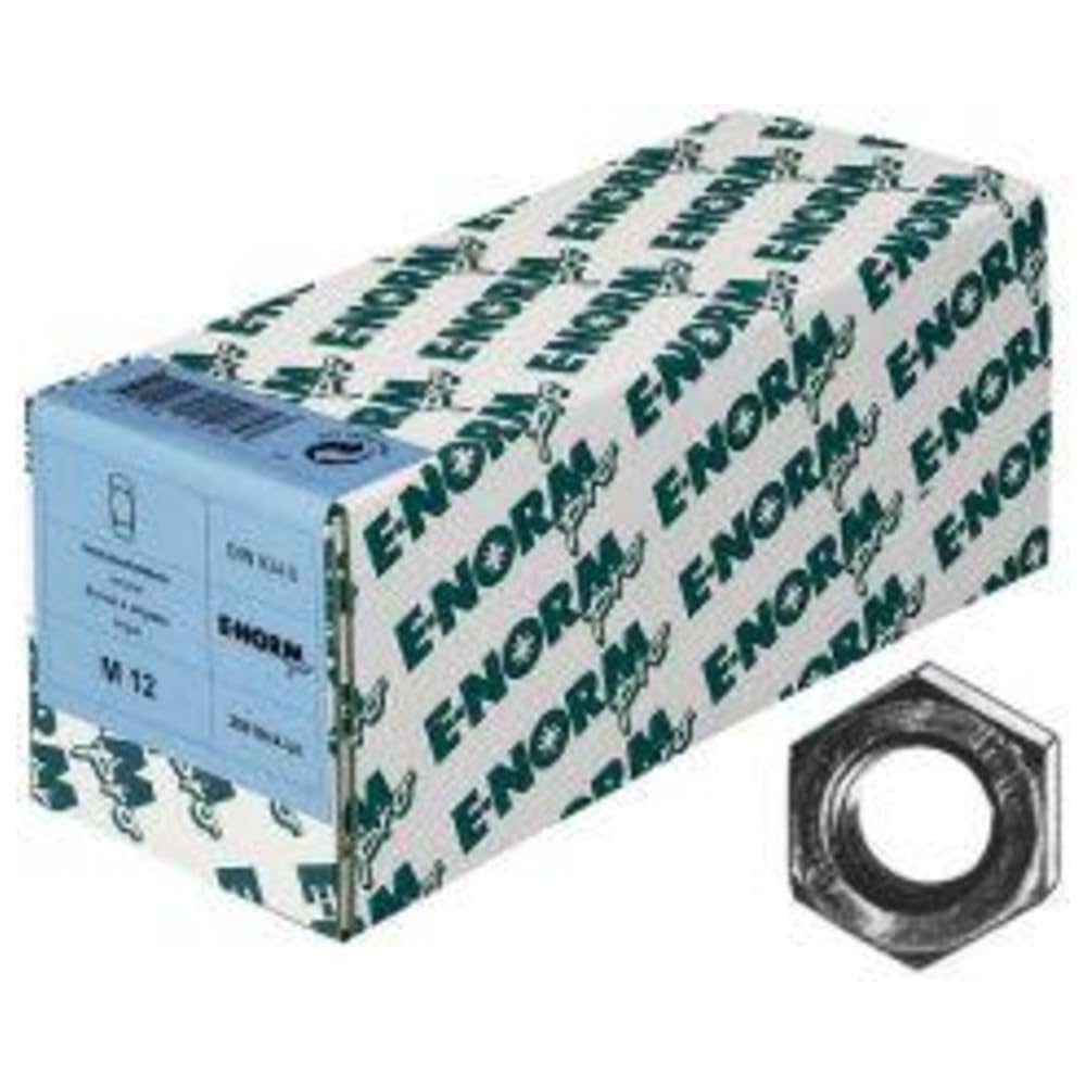 Tuercas hexagonales DIN 934 M5 galvanizadas, 200 unidades