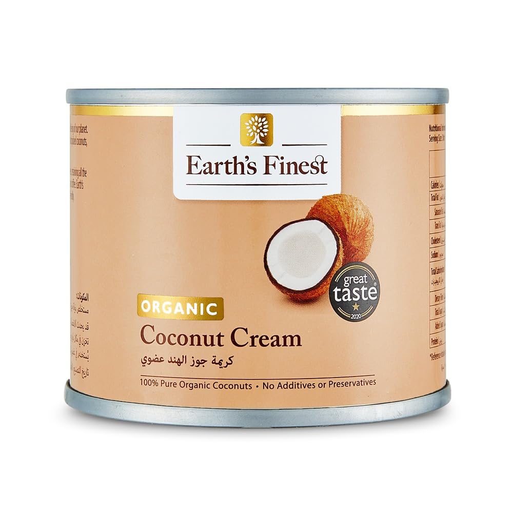 Earth's FinestOrganic Coconut Cream 200Ml